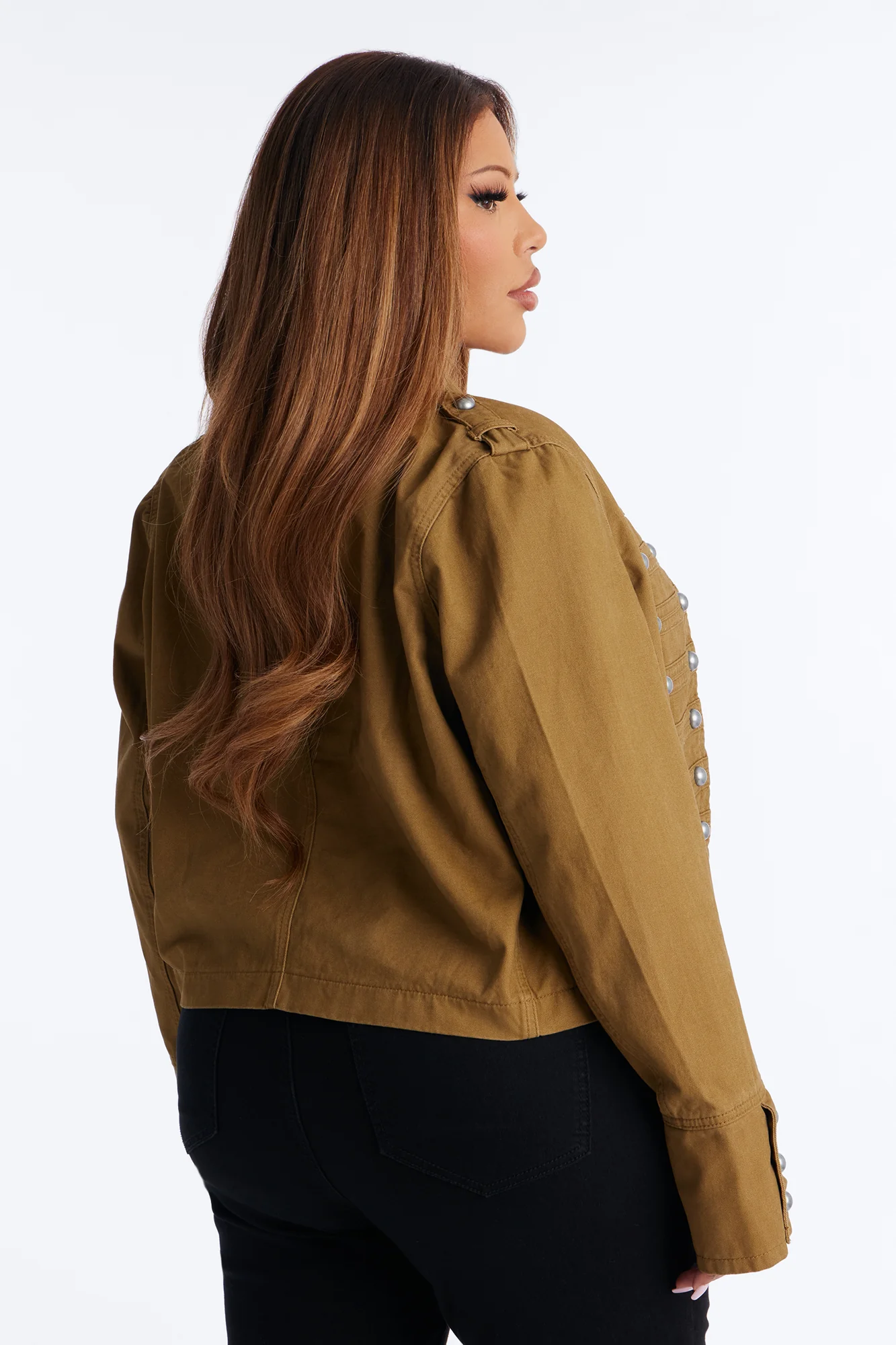 Stand For Something Twill Militant Conductor Jacket - Moss - Image 8