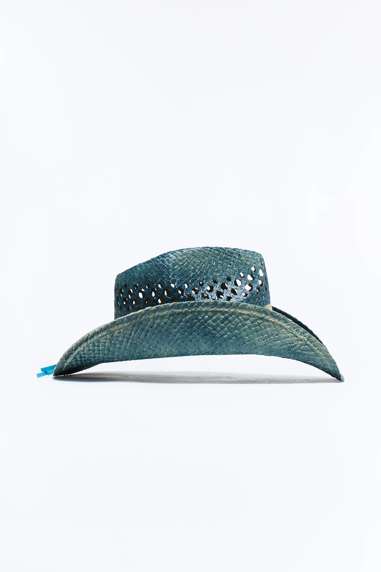 Star Of The Rodeo Straw Cowboy Hat - Blue - Image 4