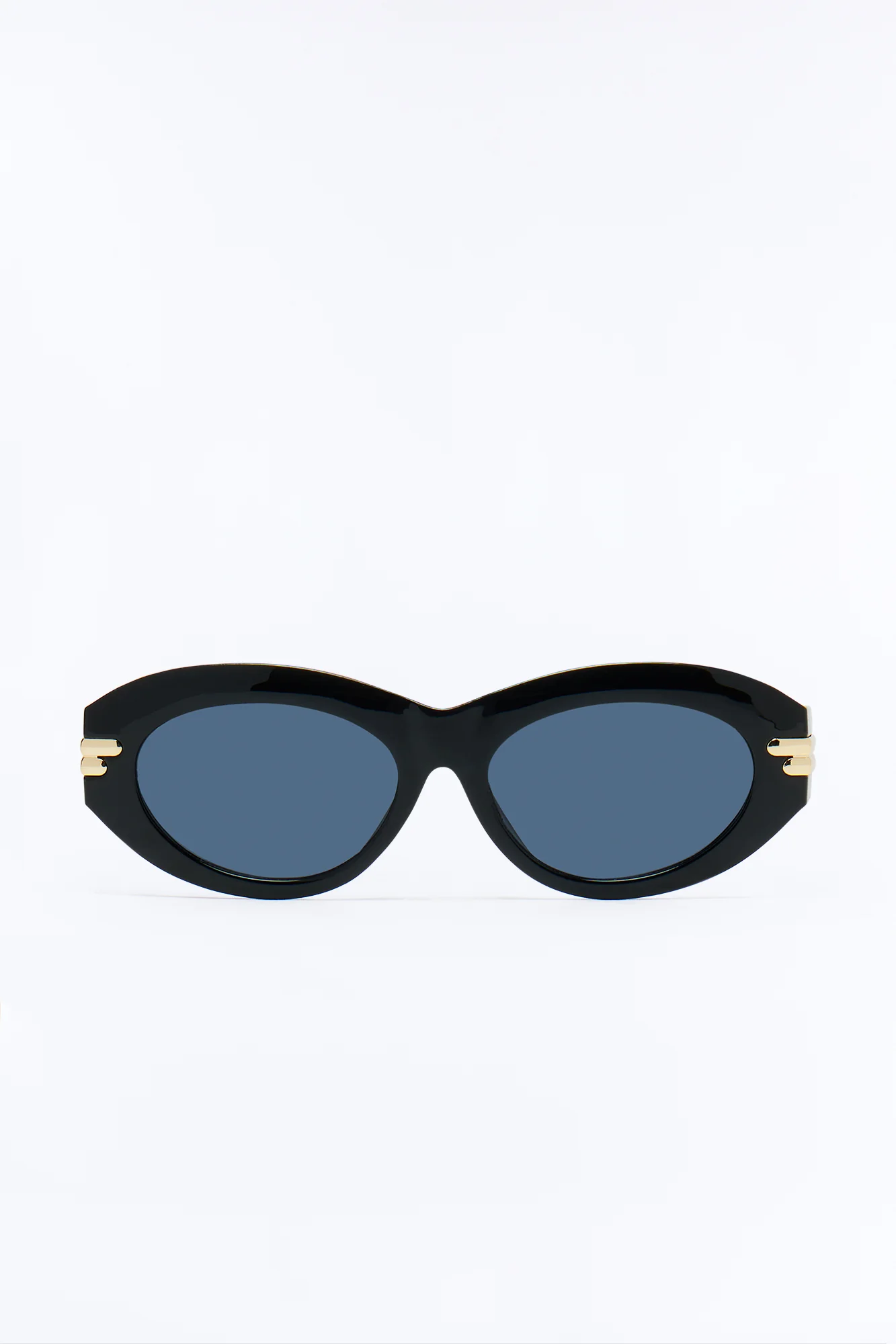 Star Scraper Round Sunglasses - Black - Image 3