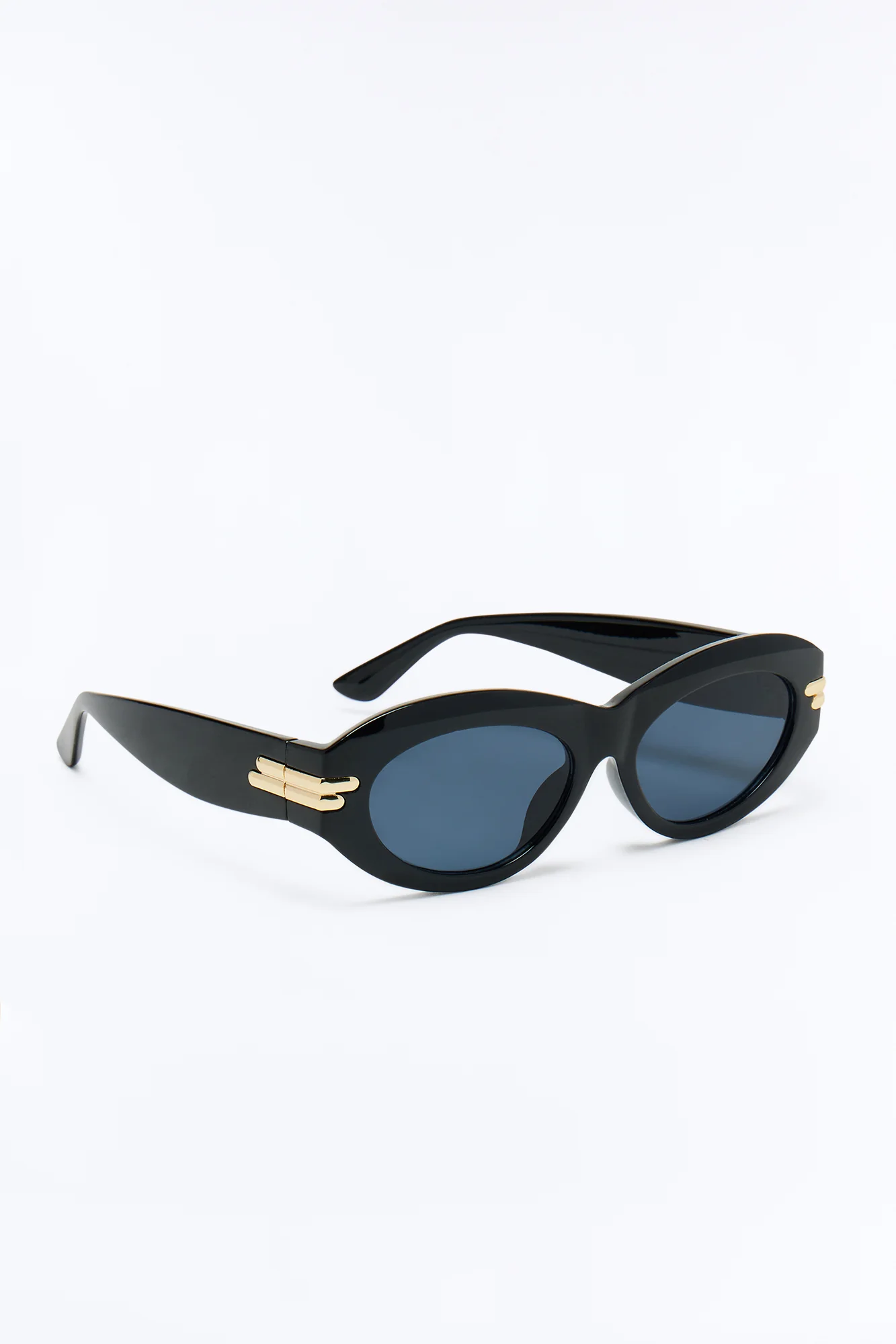 Star Scraper Round Sunglasses - Black - Image 4