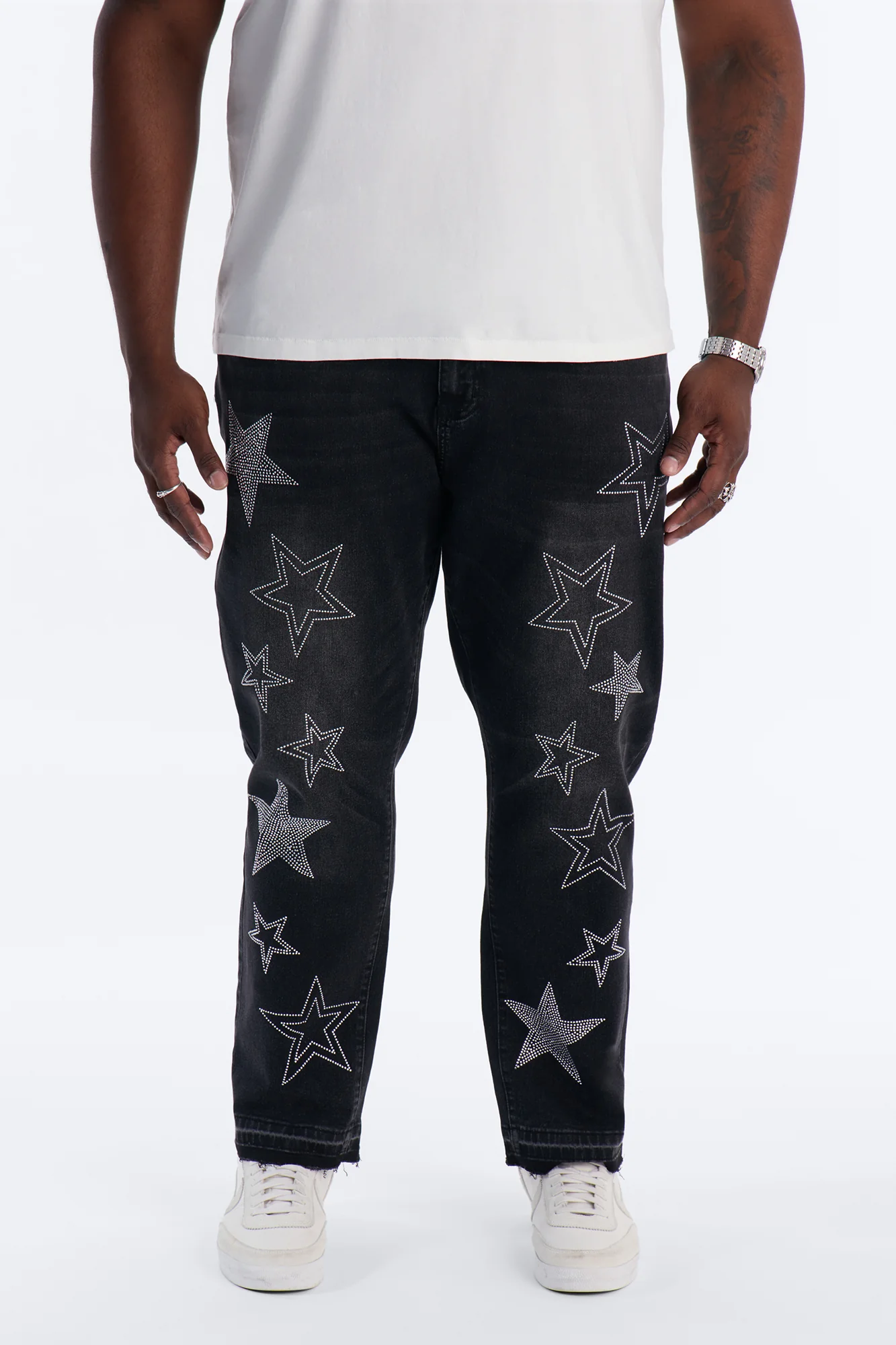 Starlight Fade Slim Jeans - Black Wash - Image 5