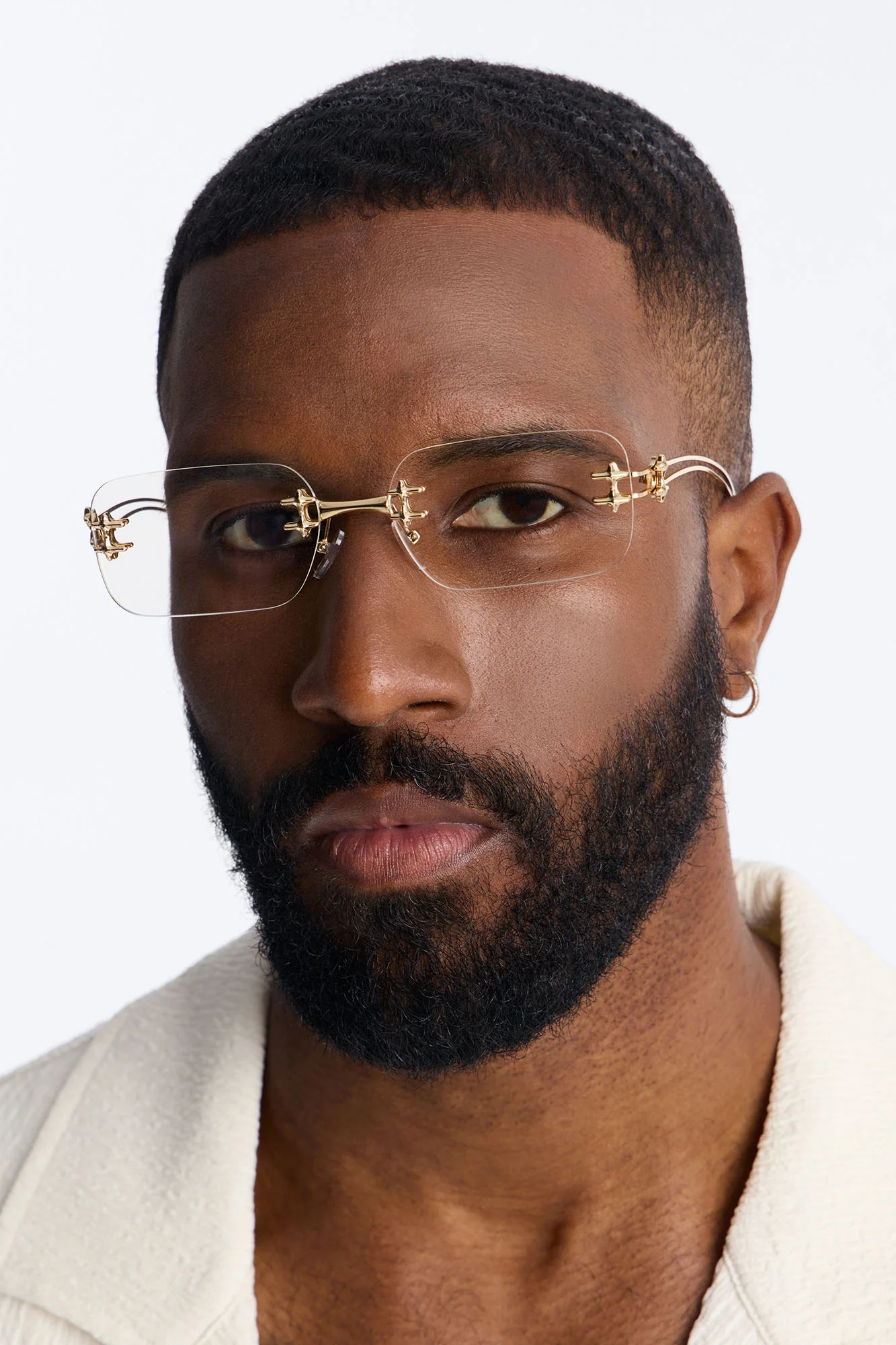 Starlight Rays Sunglasses - Gold/Clear