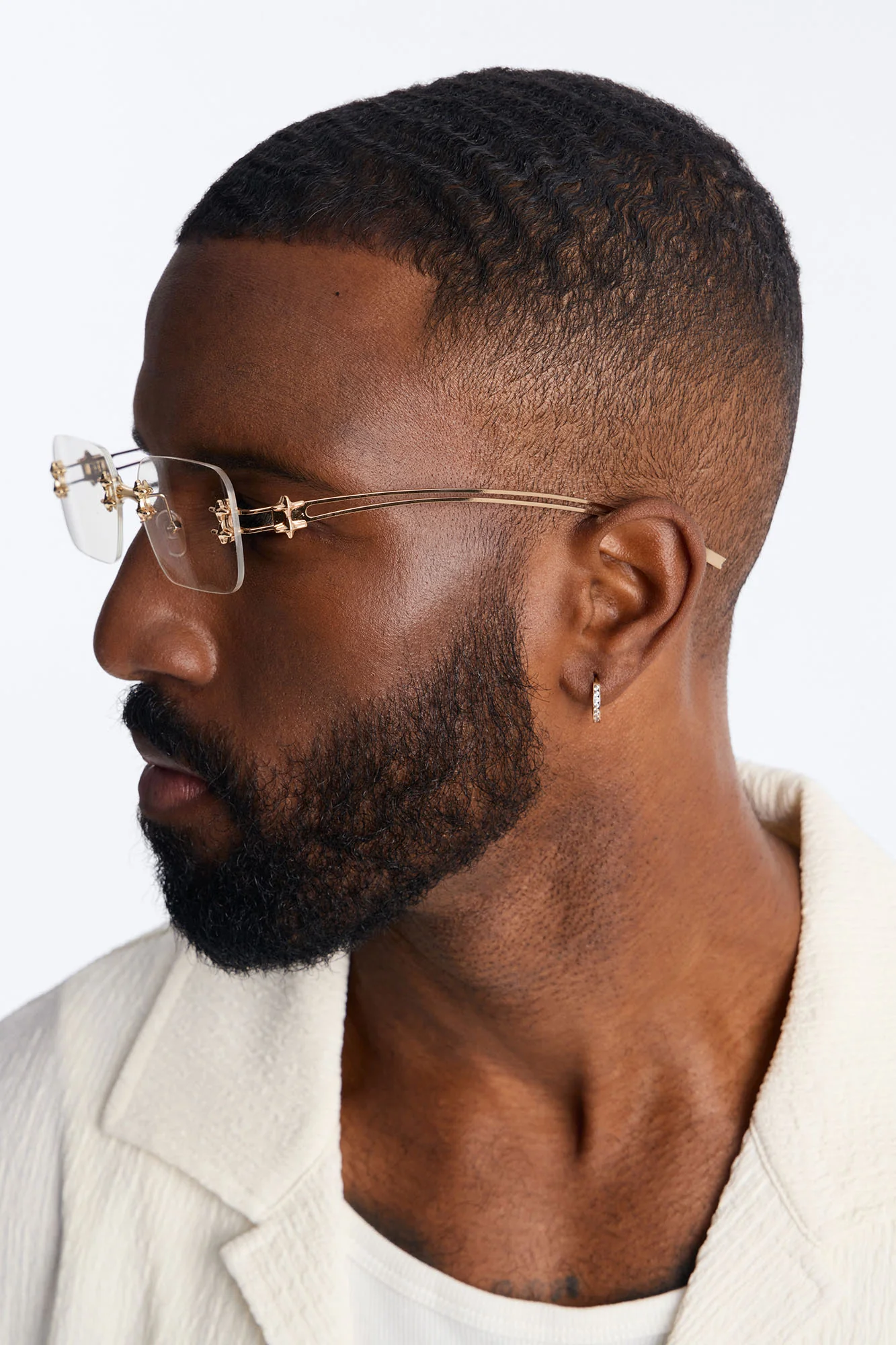 Starlight Rays Sunglasses - Gold/Clear - Image 2