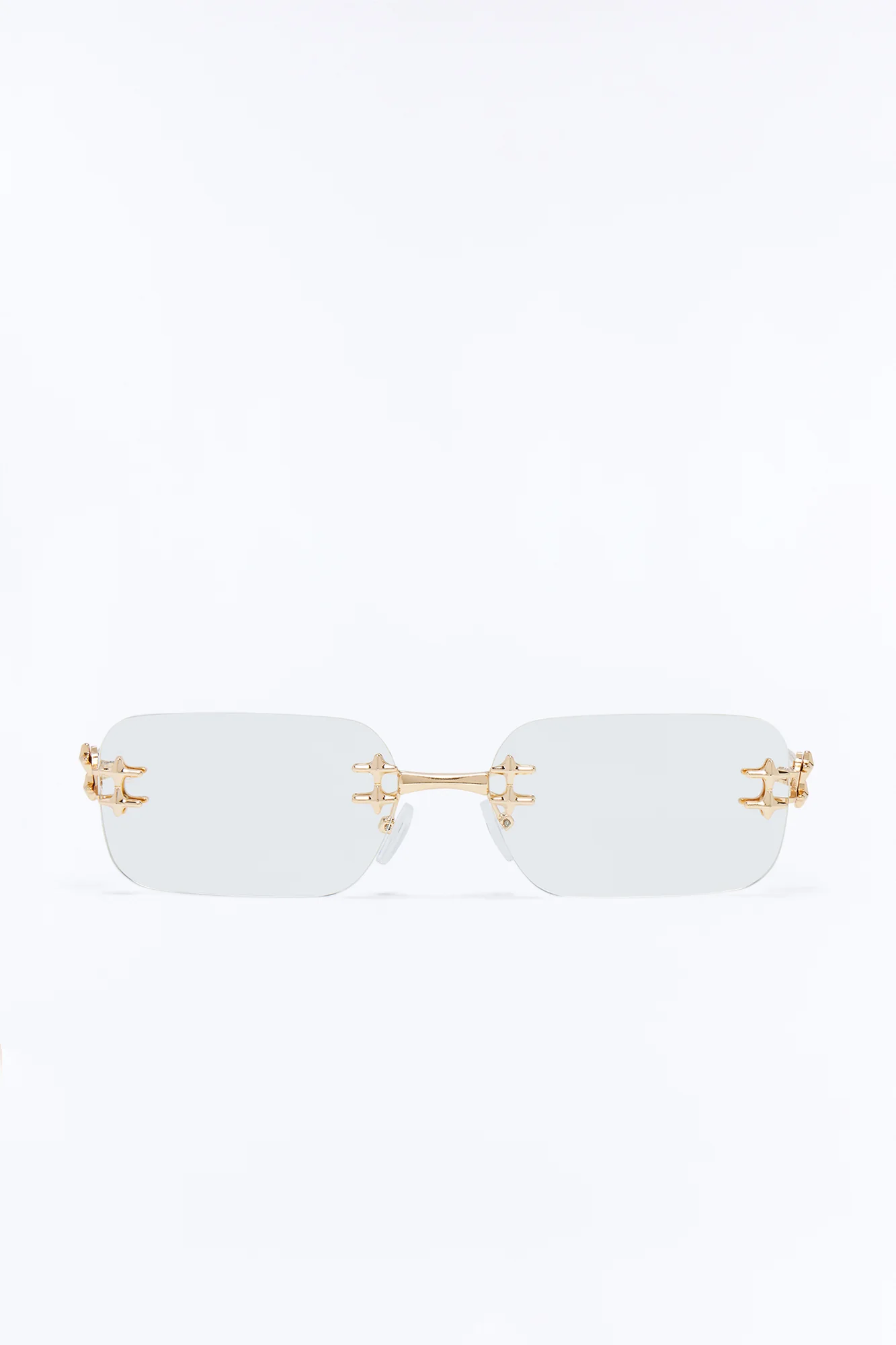 Starlight Rays Sunglasses - Gold/Clear - Image 3