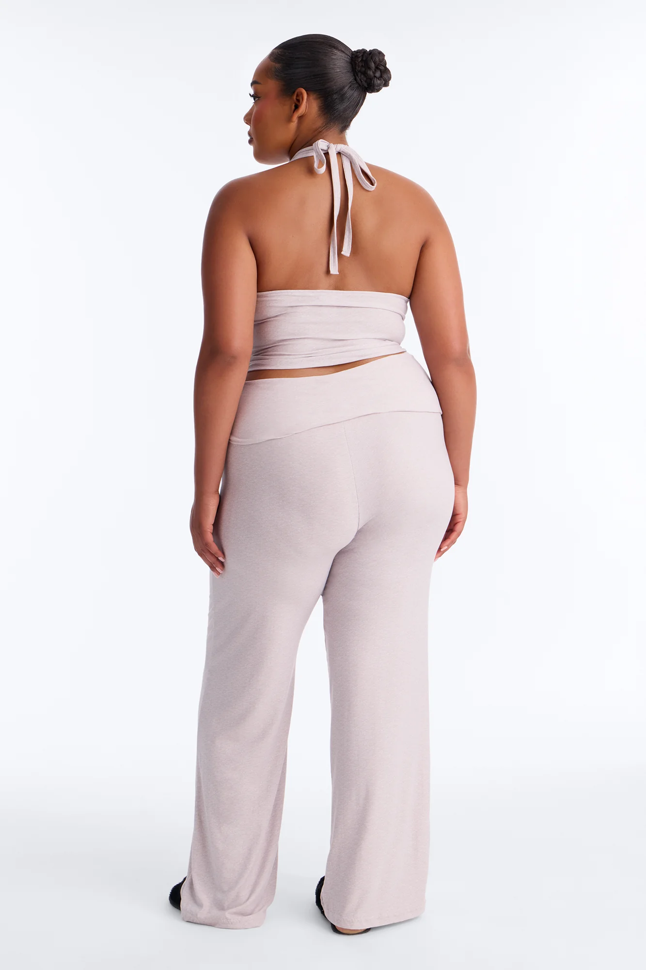 Stay Cozy Halter PJ Pant Set - Heather Grey - Image 7