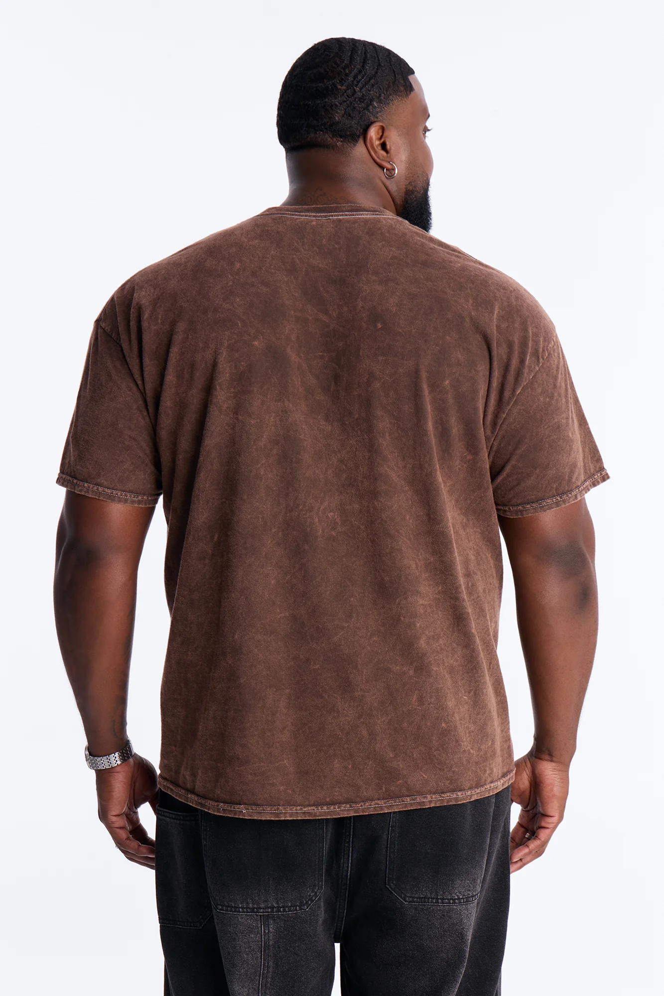 Stay Ten Toes Down Short Sleeve Tee - Chocolate - Image 8
