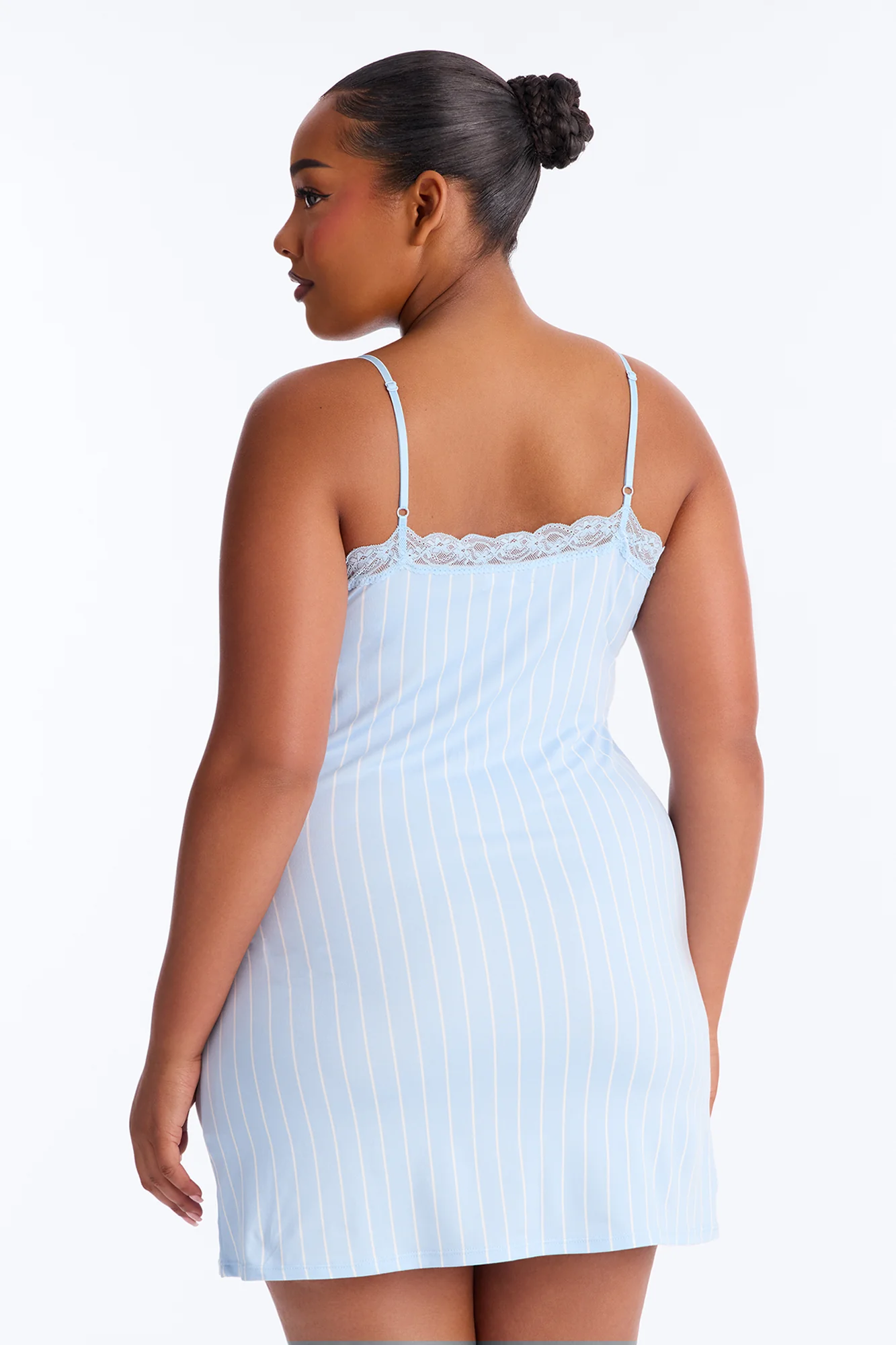 Stay The Night Sleep Dress - Blue/combo - Image 6
