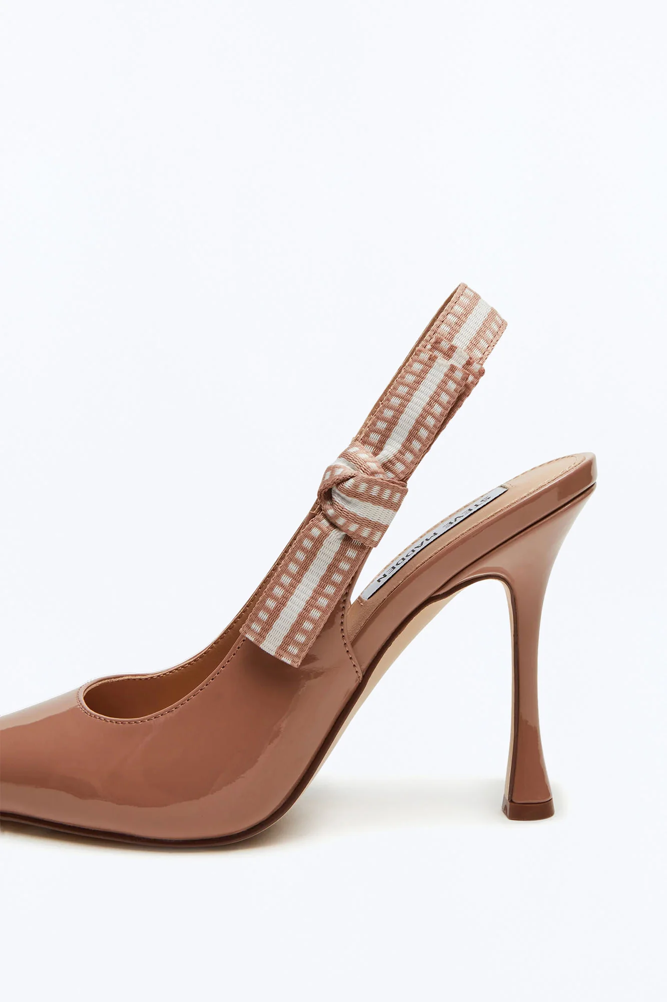 Steve Madden Bri Patent Slingback Pumps - Blush - Image 3