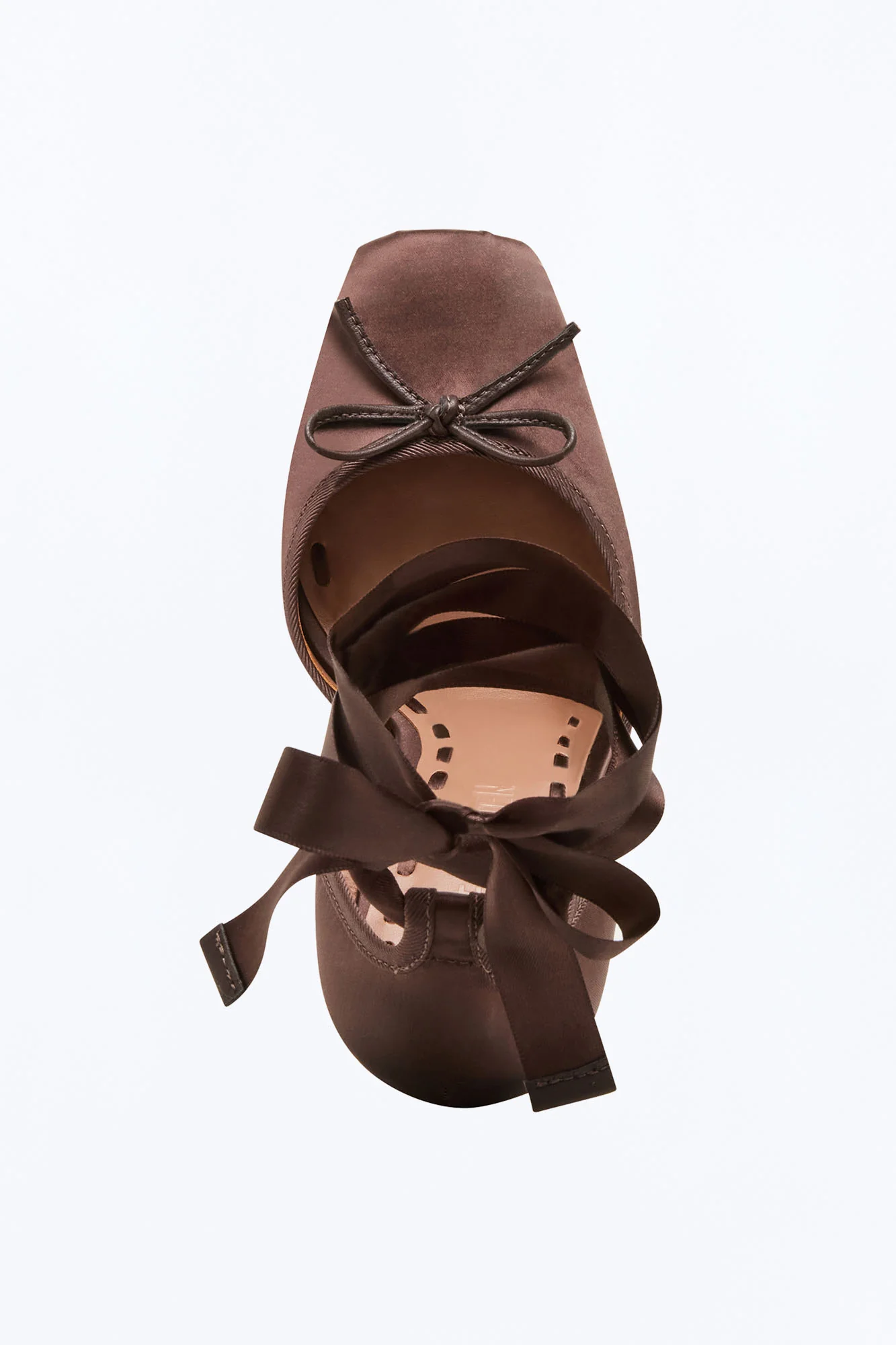 Steve Madden Larina Satin Pumps - Dark Brown - Image 4