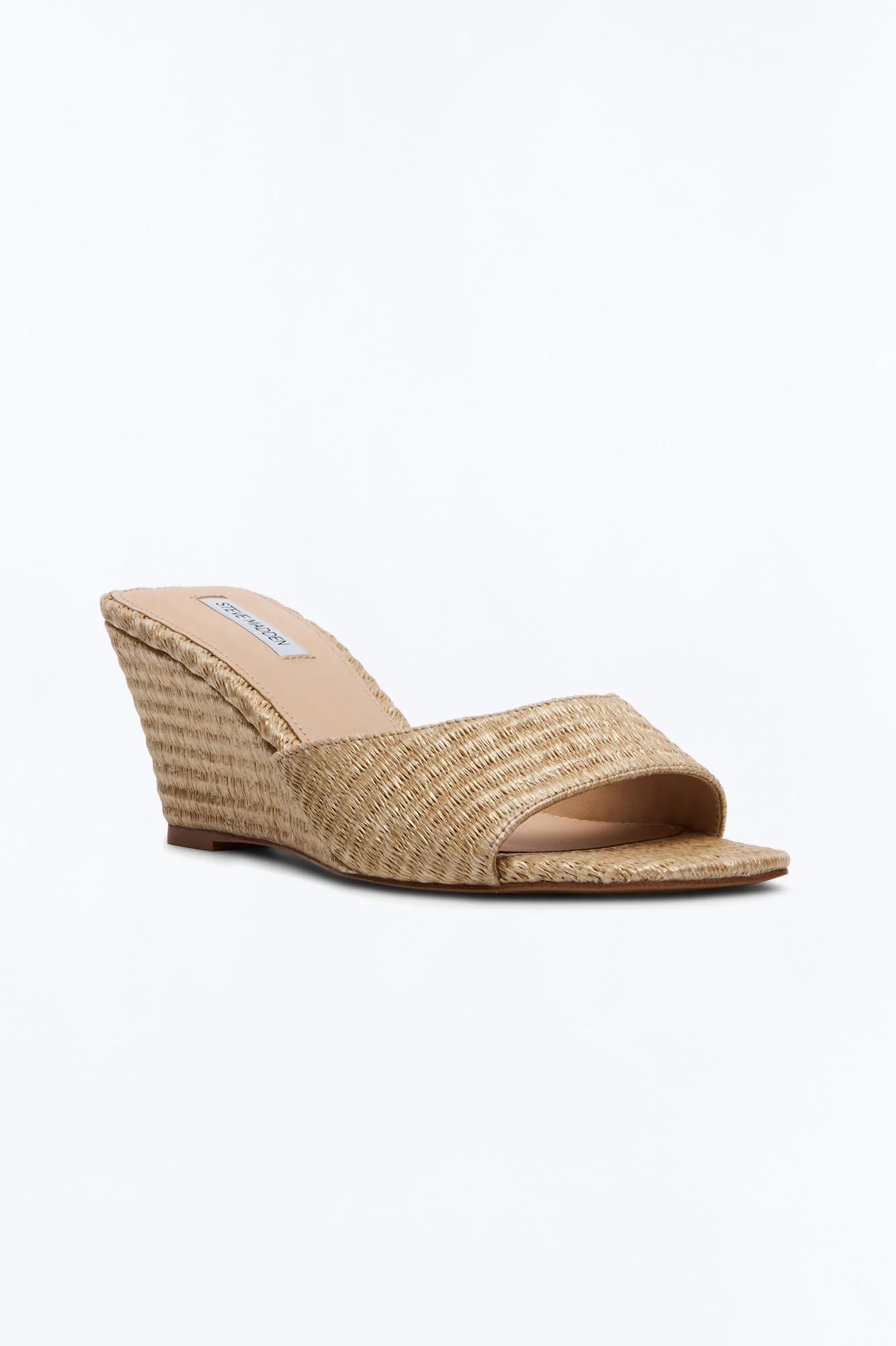 Steve Madden Seleste Raffia Wedges - Natural - Image 2