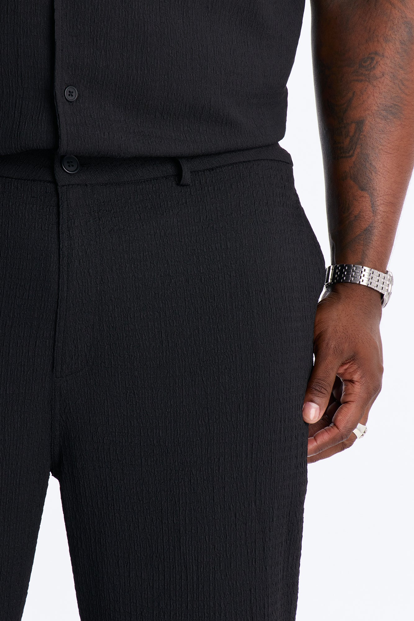 Straight Burton Pant - Black - Image 7