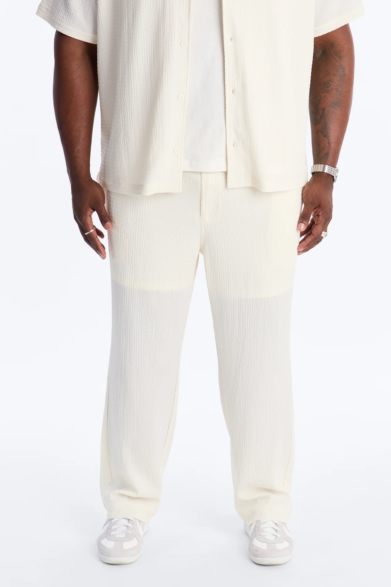 Straight Burton Pant - Off White - Image 5