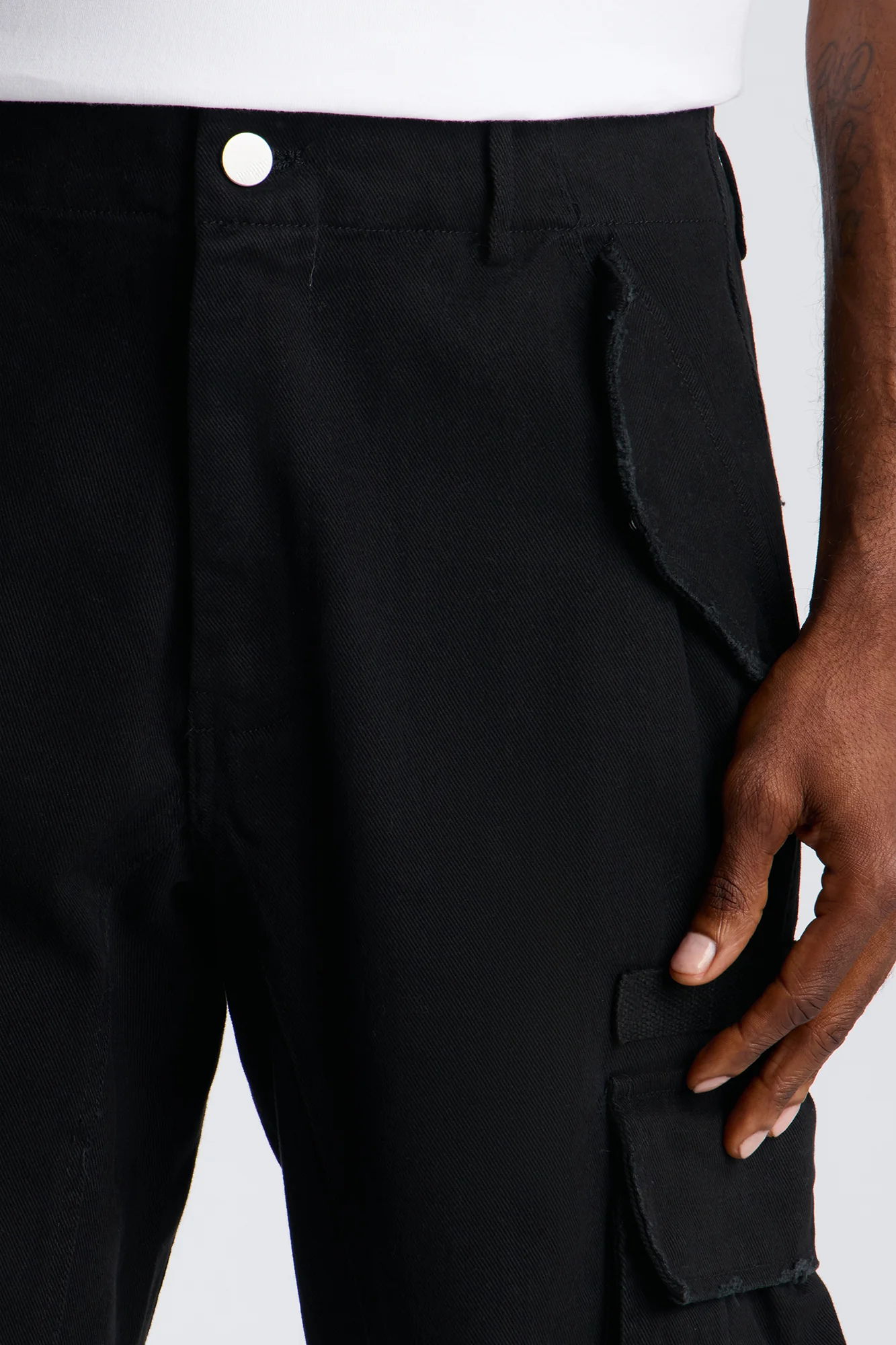 Straight Carter Point Utility Pant - Black - Image 3