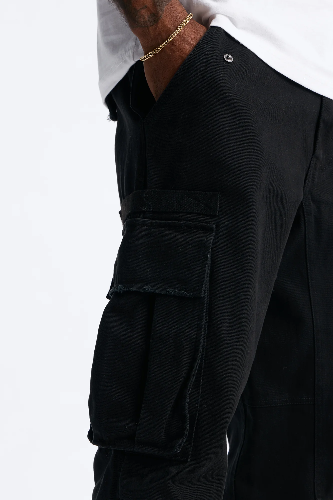 Straight Carter Point Utility Pant - Black - Image 4