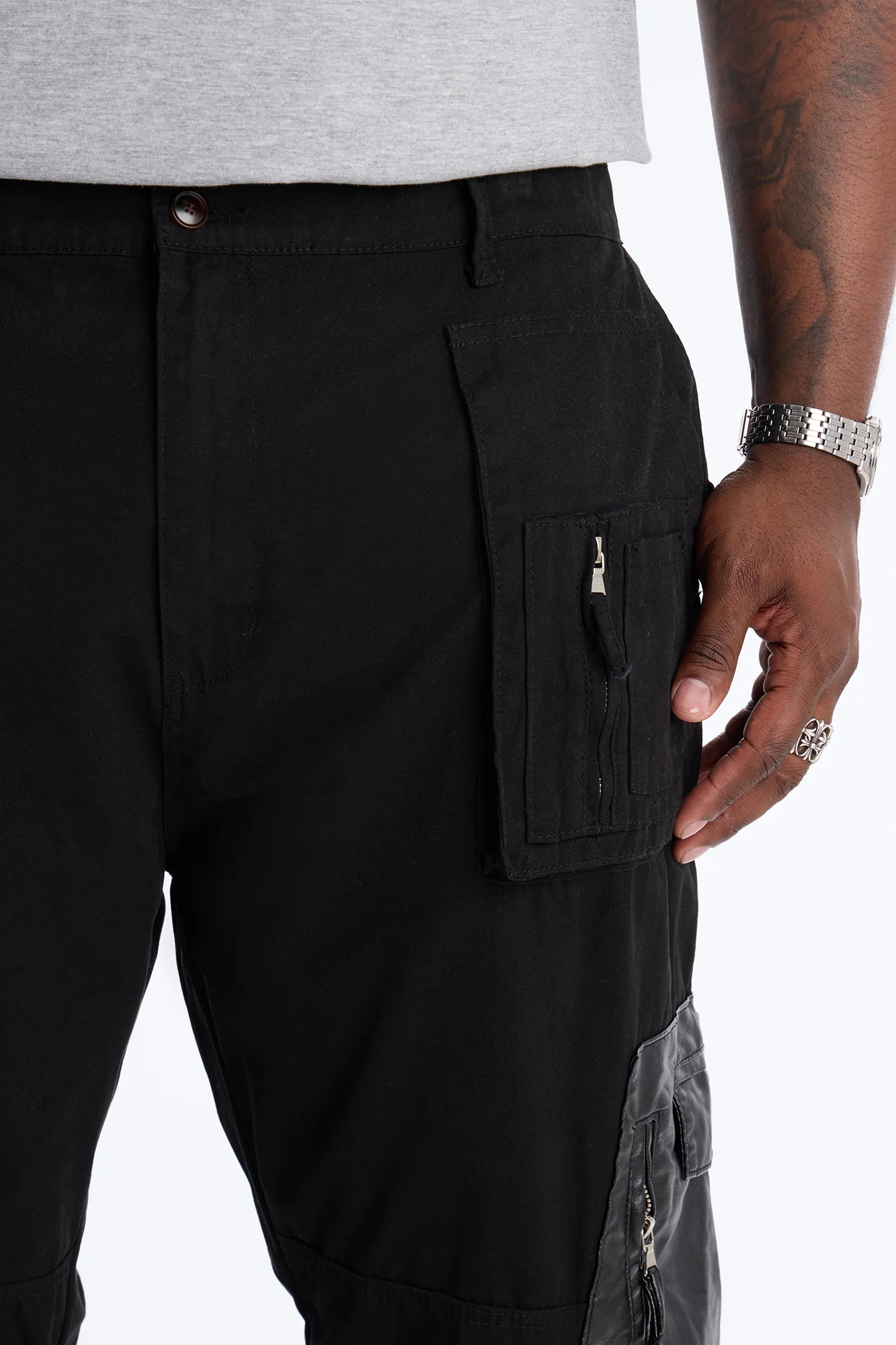 Straight Citadel Expedition Cargo Pant - Black - Image 9