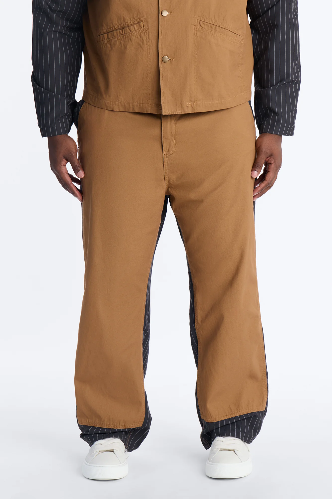 Straight Creators Studio Trouser - Tan - Image 4