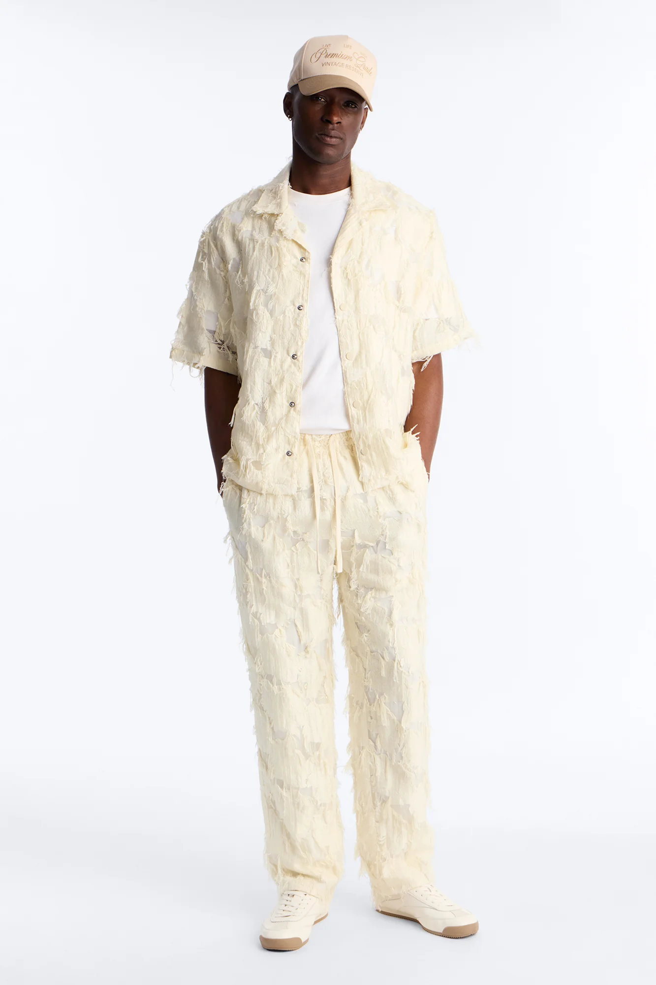 Straight Desert Oracle Pant - Cream - Image 2