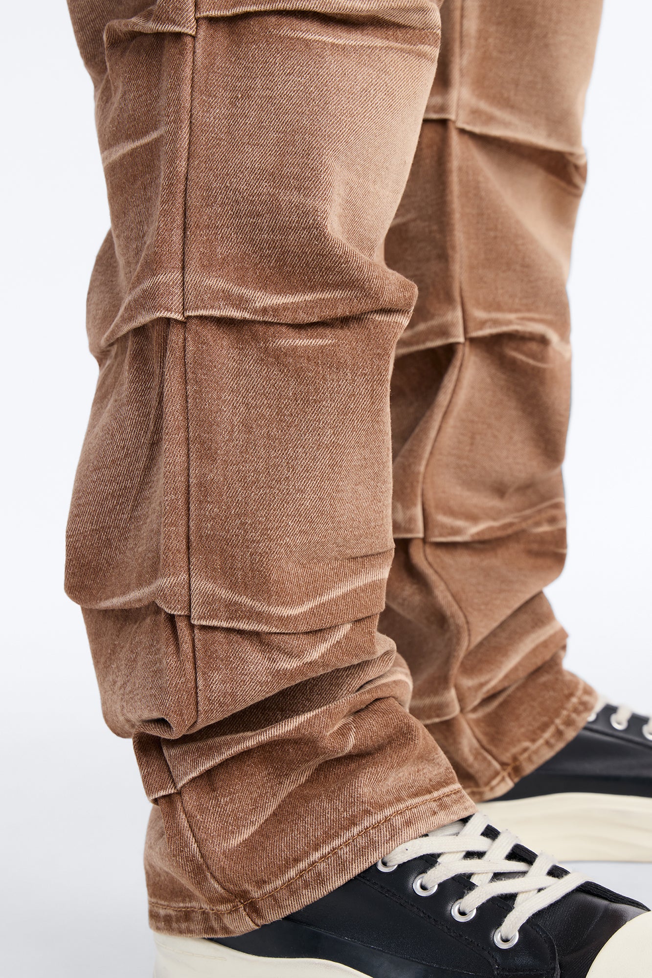 Straight Down The Street Ripped Jeans - Dark Brown - Image 4