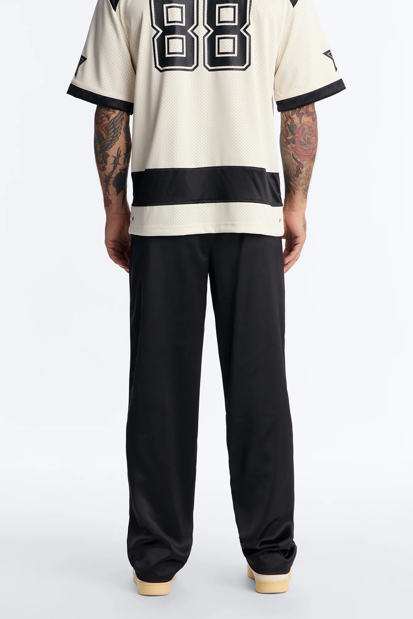 Straight Dusk Till Satin Pant - Black - Image 4