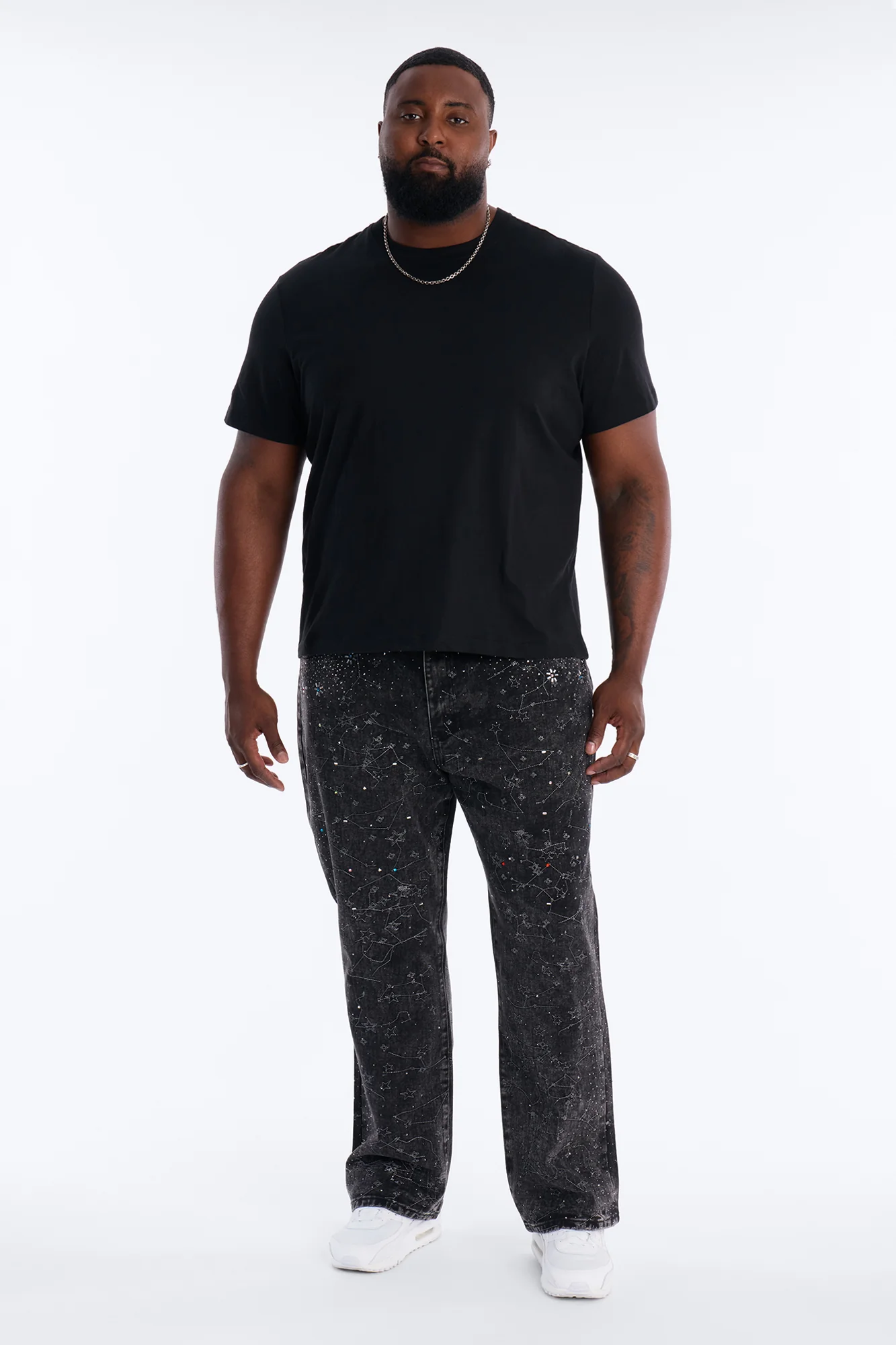 Straight Flare Eclipse Jean - Black Wash - Image 6