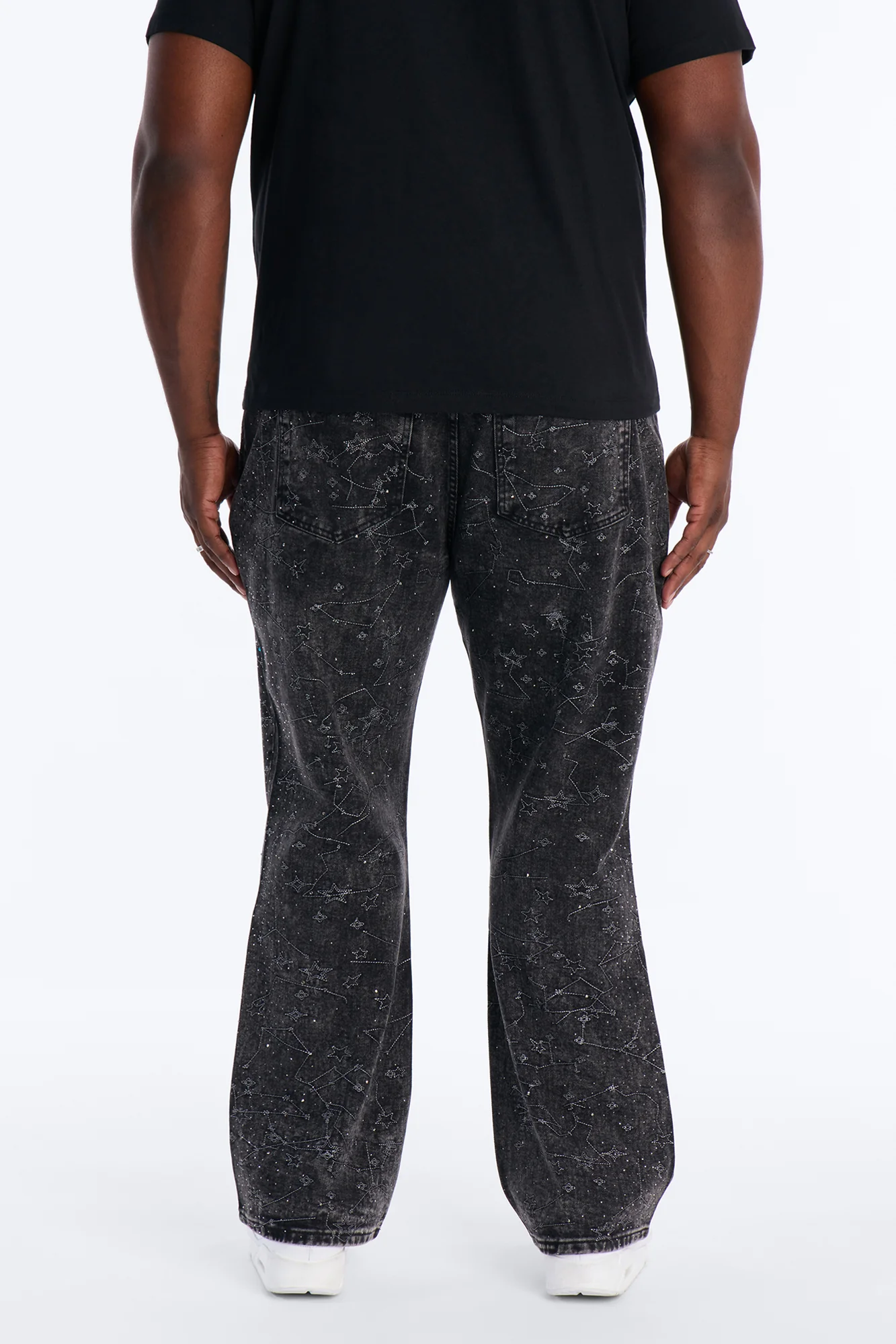 Straight Flare Eclipse Jean - Black Wash - Image 8