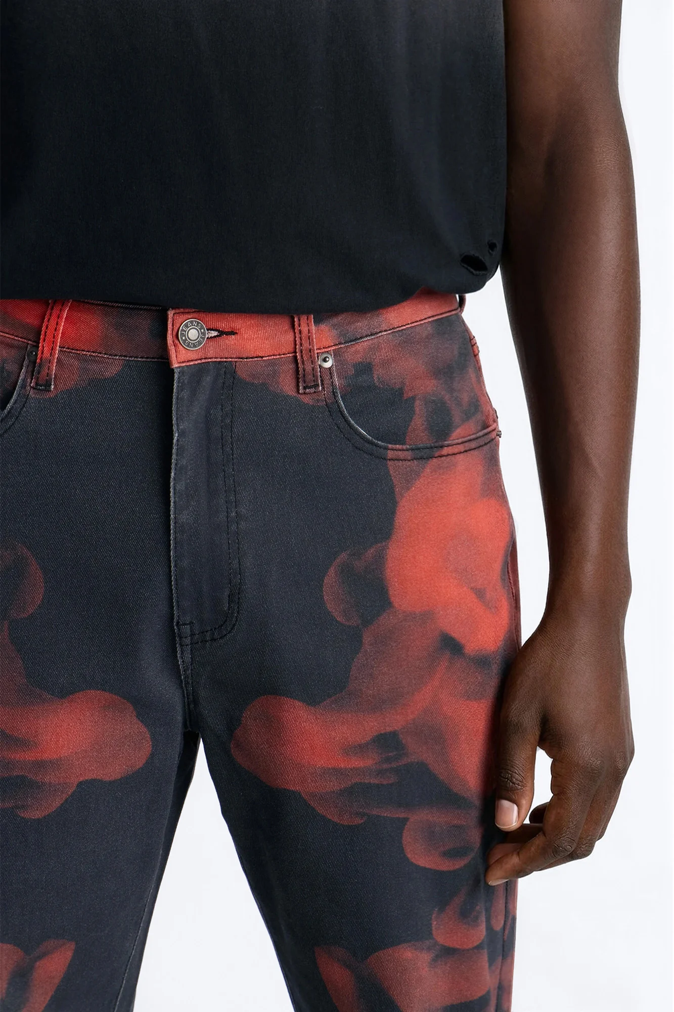 Straight Lava Jean - Red - Image 3