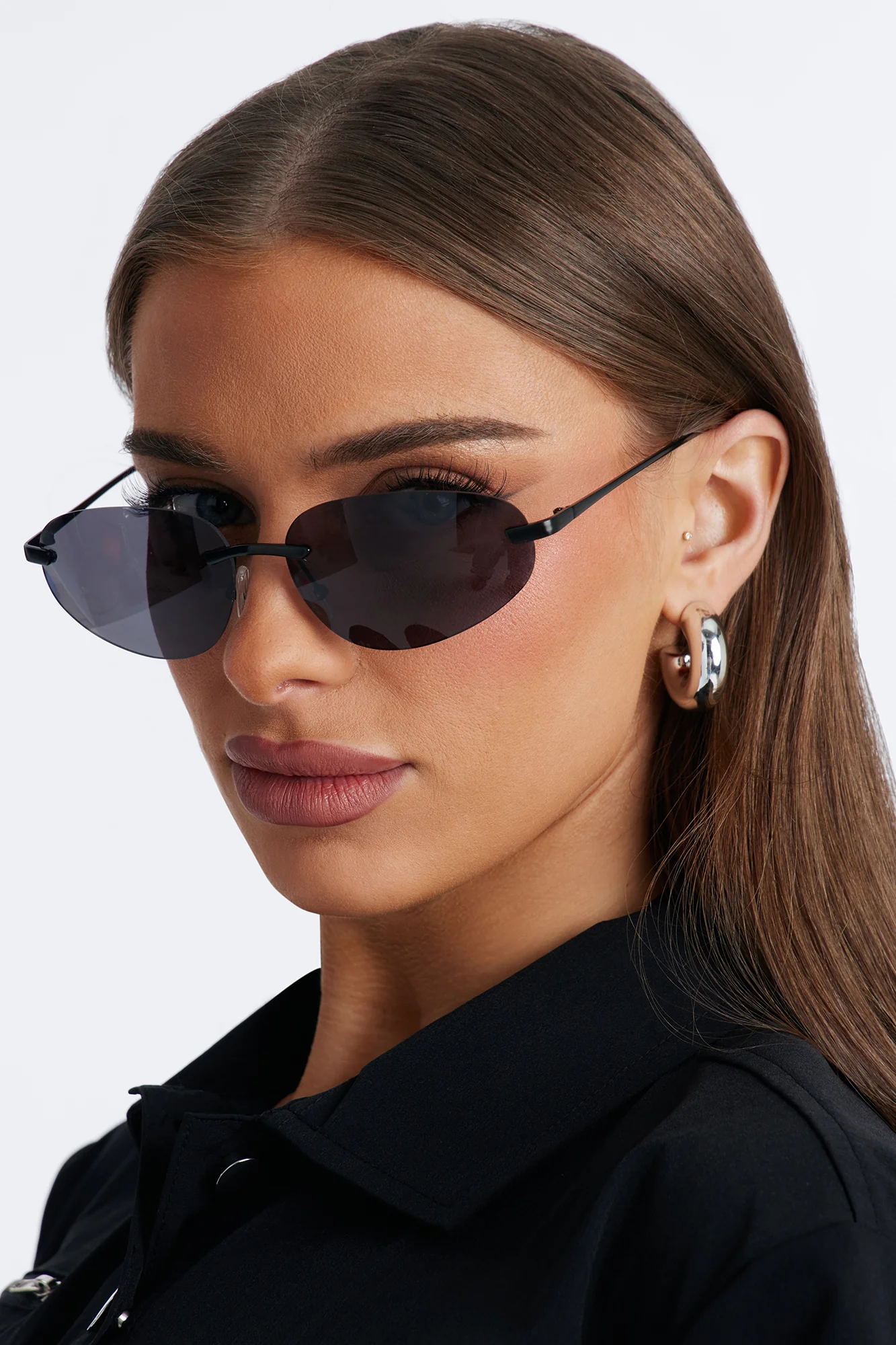 Strike Out Sunglasses - Black - Image 2