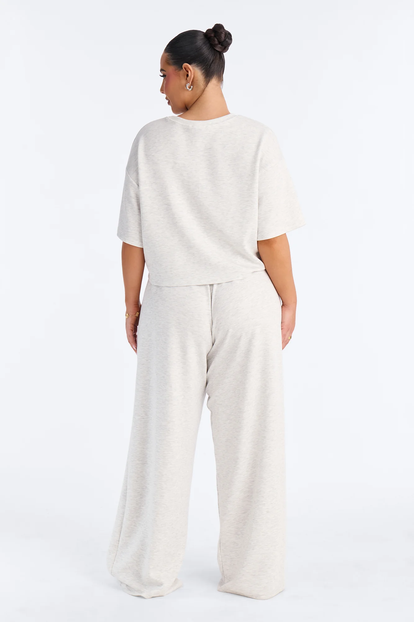 Strollin' Around Boxer Pant Set - Heather Grey - Image 4