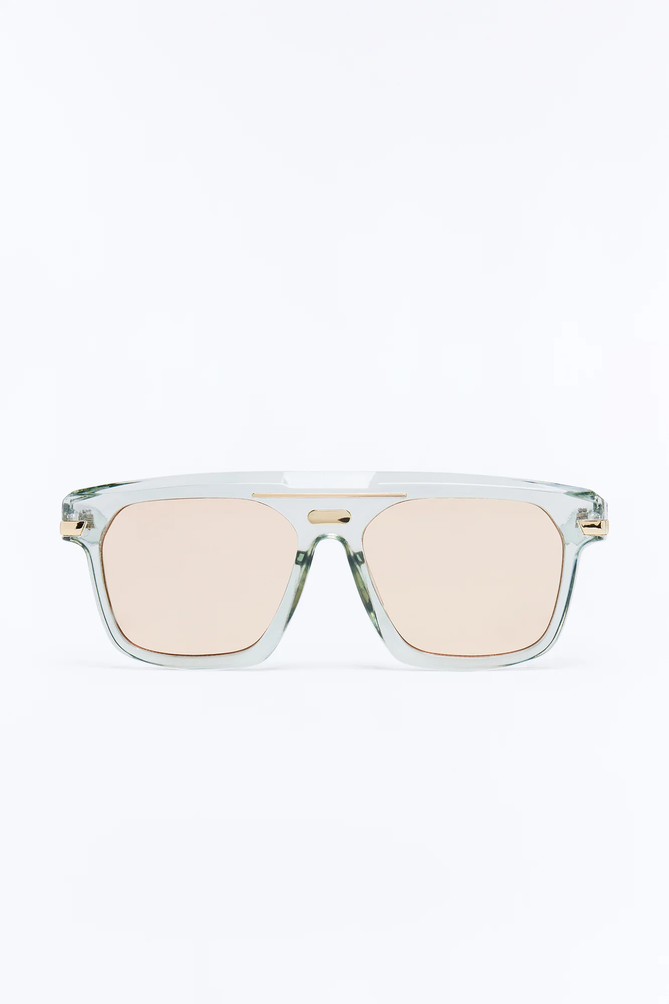 Stuck In Limbo Flat Top Sunglasses - Grey/combo
