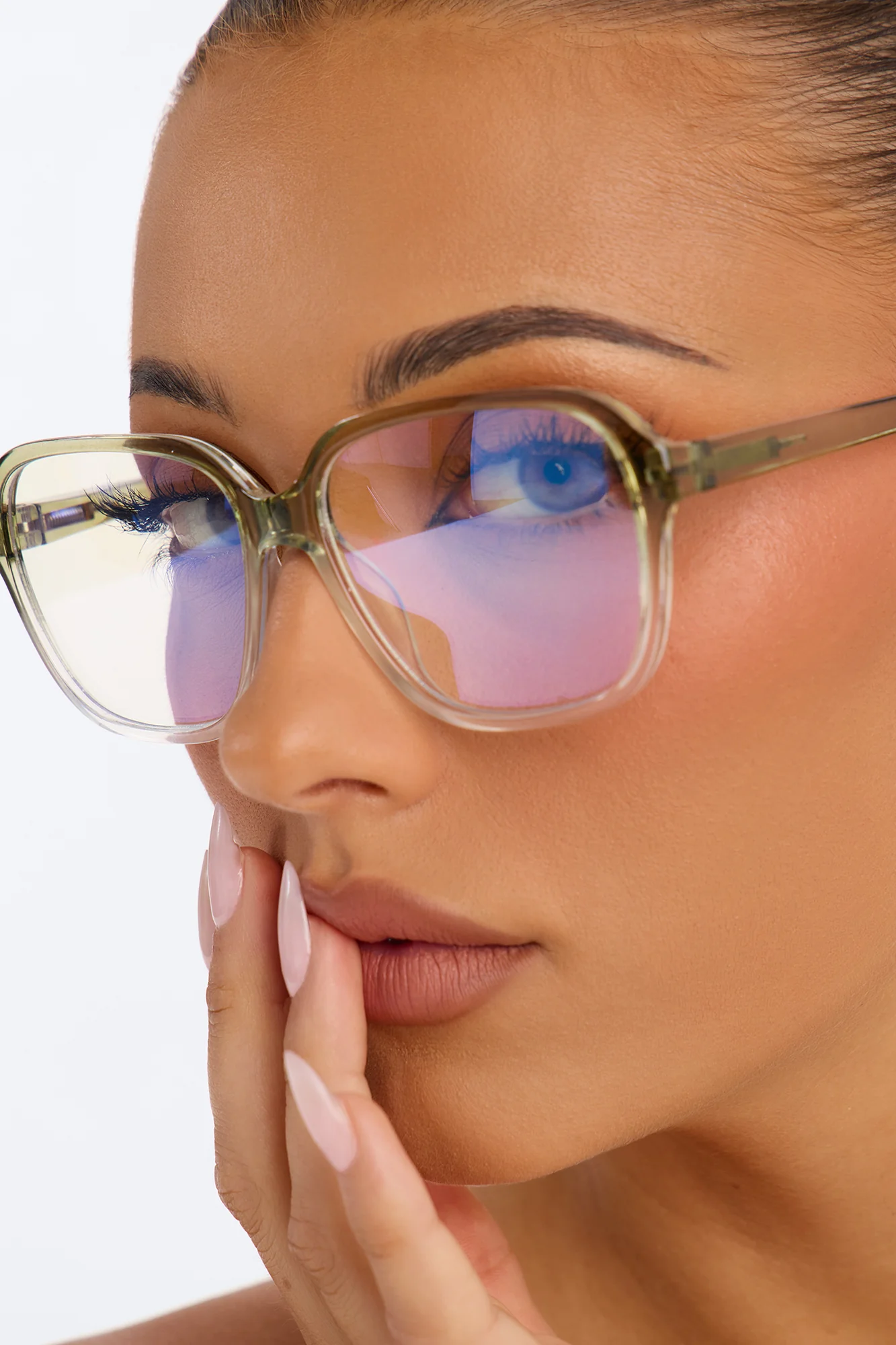 Study Hall Blue Light Glasses - Green/combo