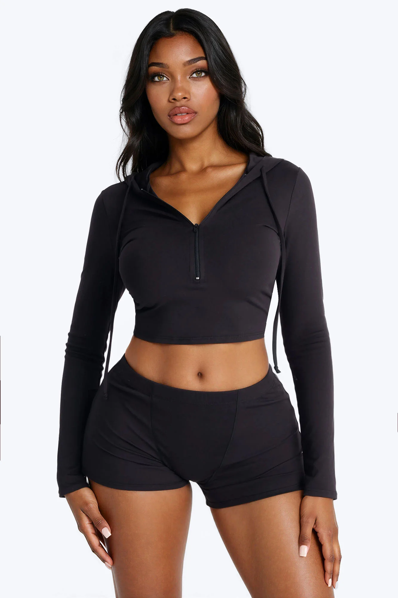 Subtle Flex Short Set - Black - Image 3