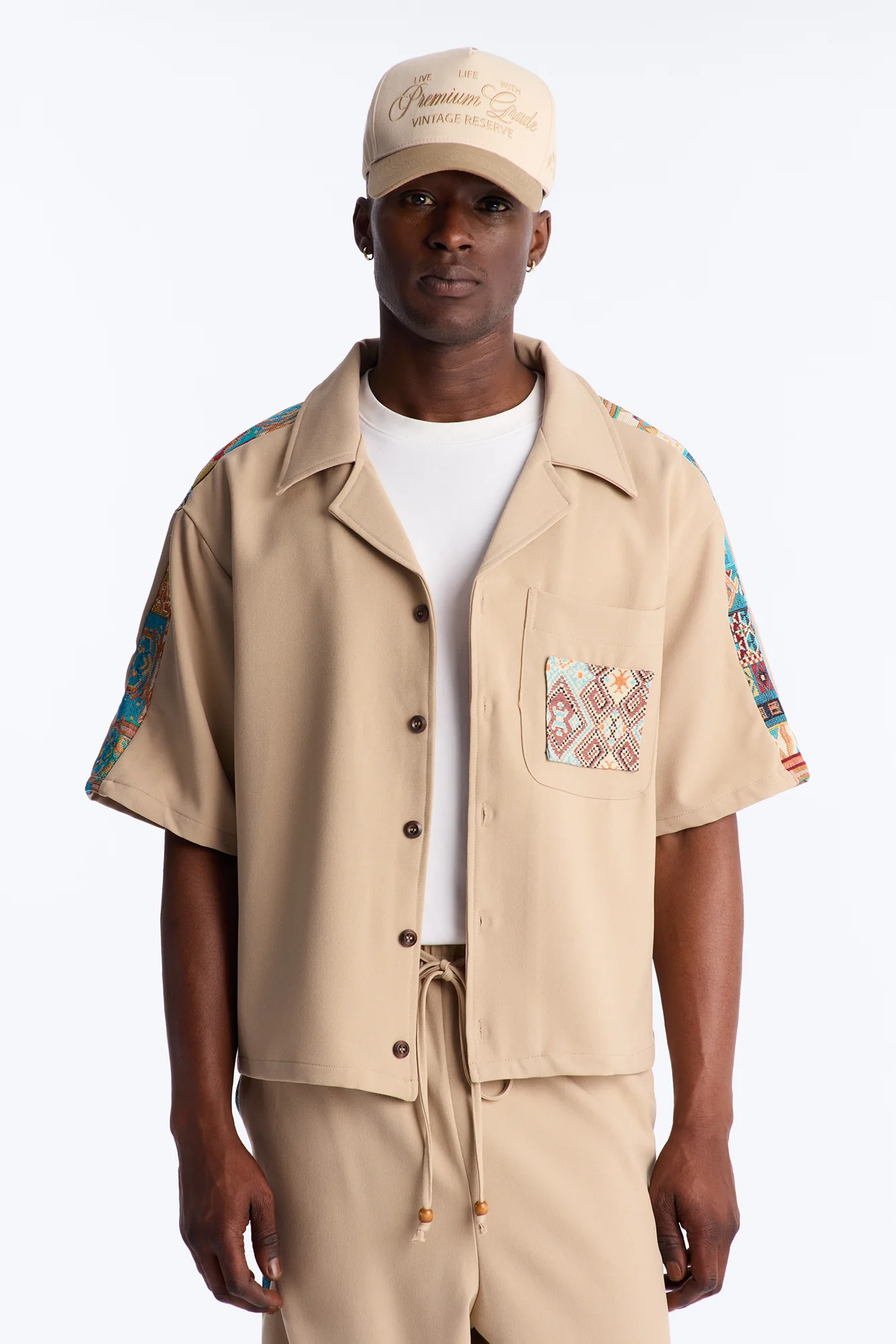 Suburban Rebel Button Up Shirt - Multi Color