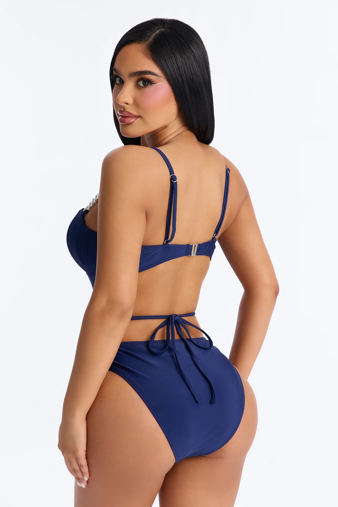 Summer Forever 1 Piece Swimsuit - Navy - Image 3