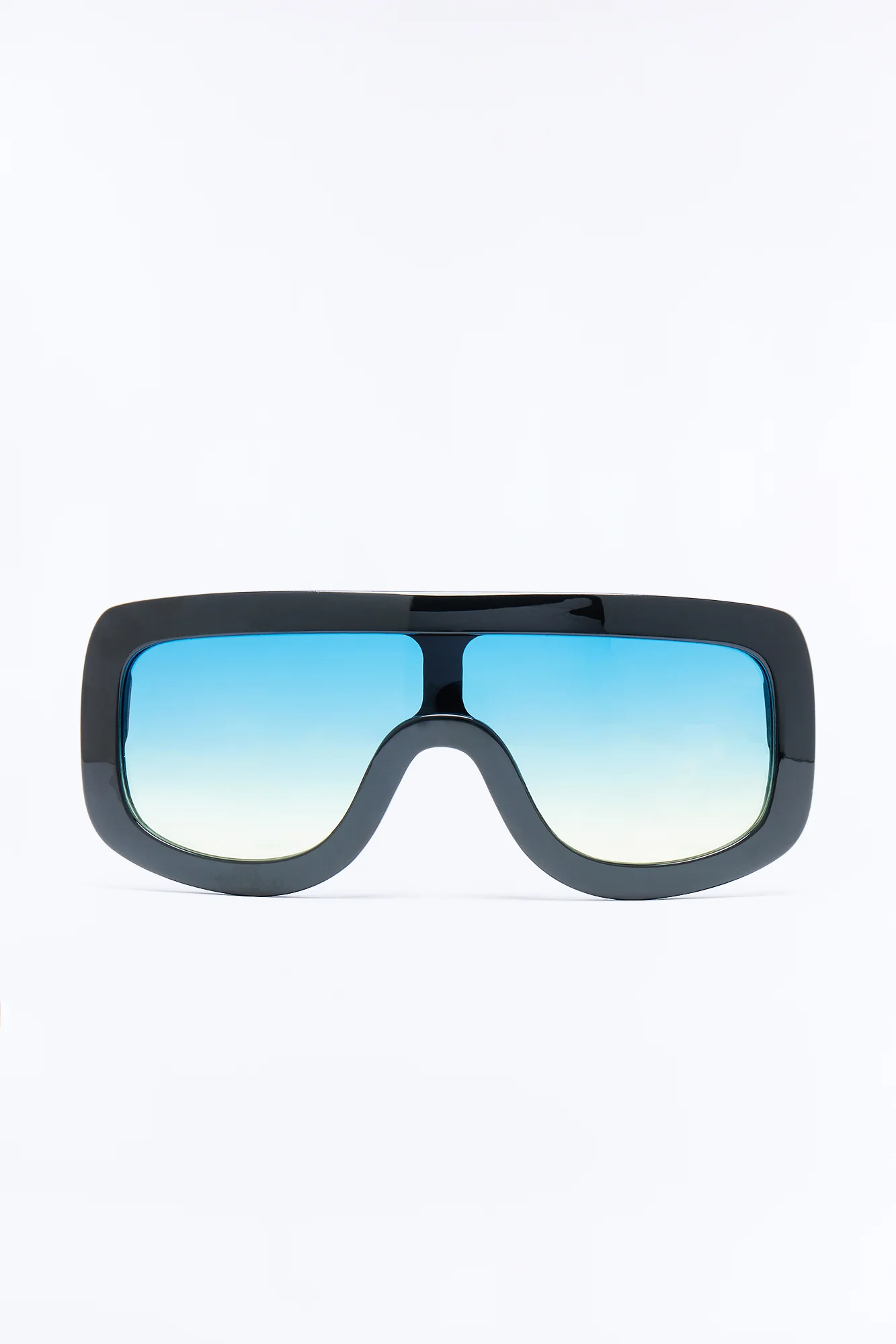 Summer Runway Sunglasses - Black/Blue - Image 3