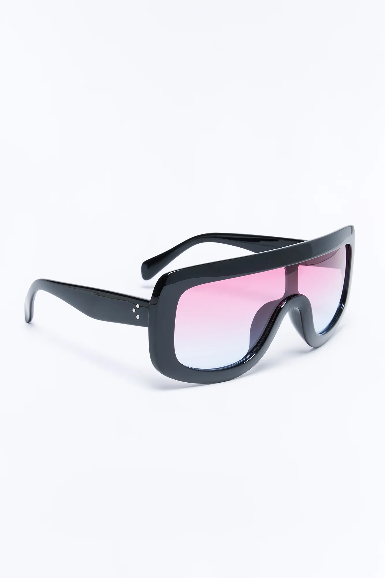 Summer Runway Sunglasses - Black/Pink - Image 4