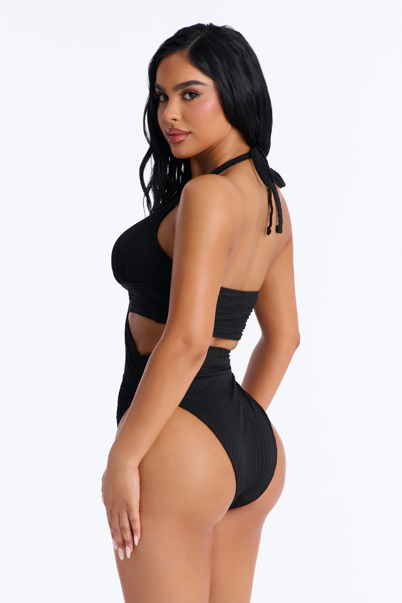 Sun Bum Cut Out O-Ring 1 Piece Swimsuit - Black - Image 3