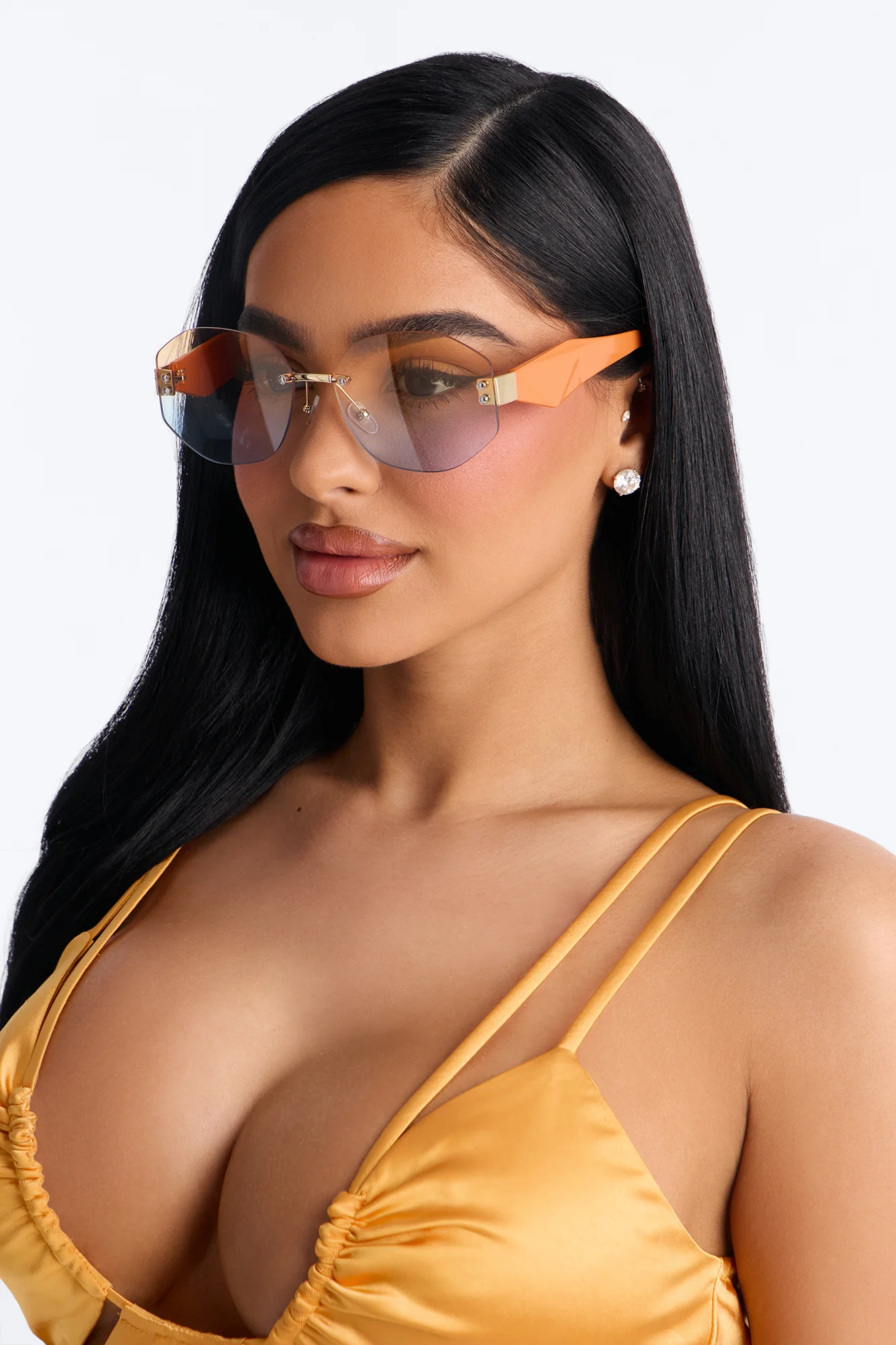 Sun Crush Sunglasses - Orange/combo - Image 2