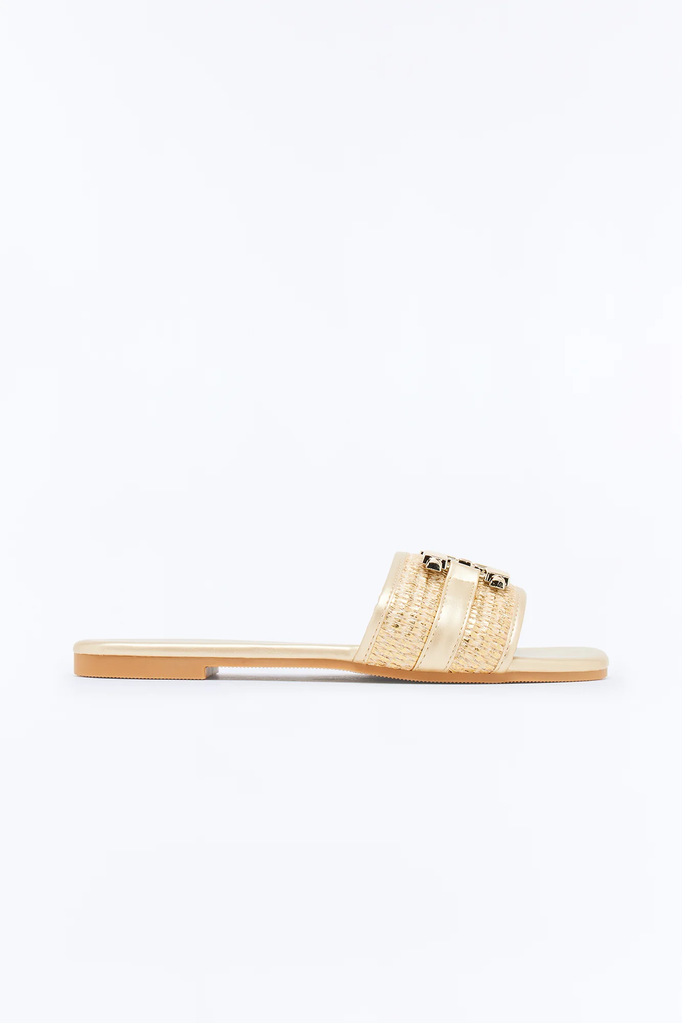 Sunday Strolls Flat Sandals - Gold