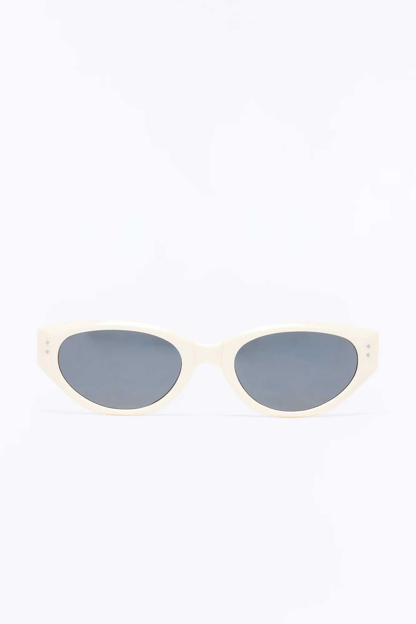 Sunny In So Cal Packable Sunglasses - Ivory - Image 3