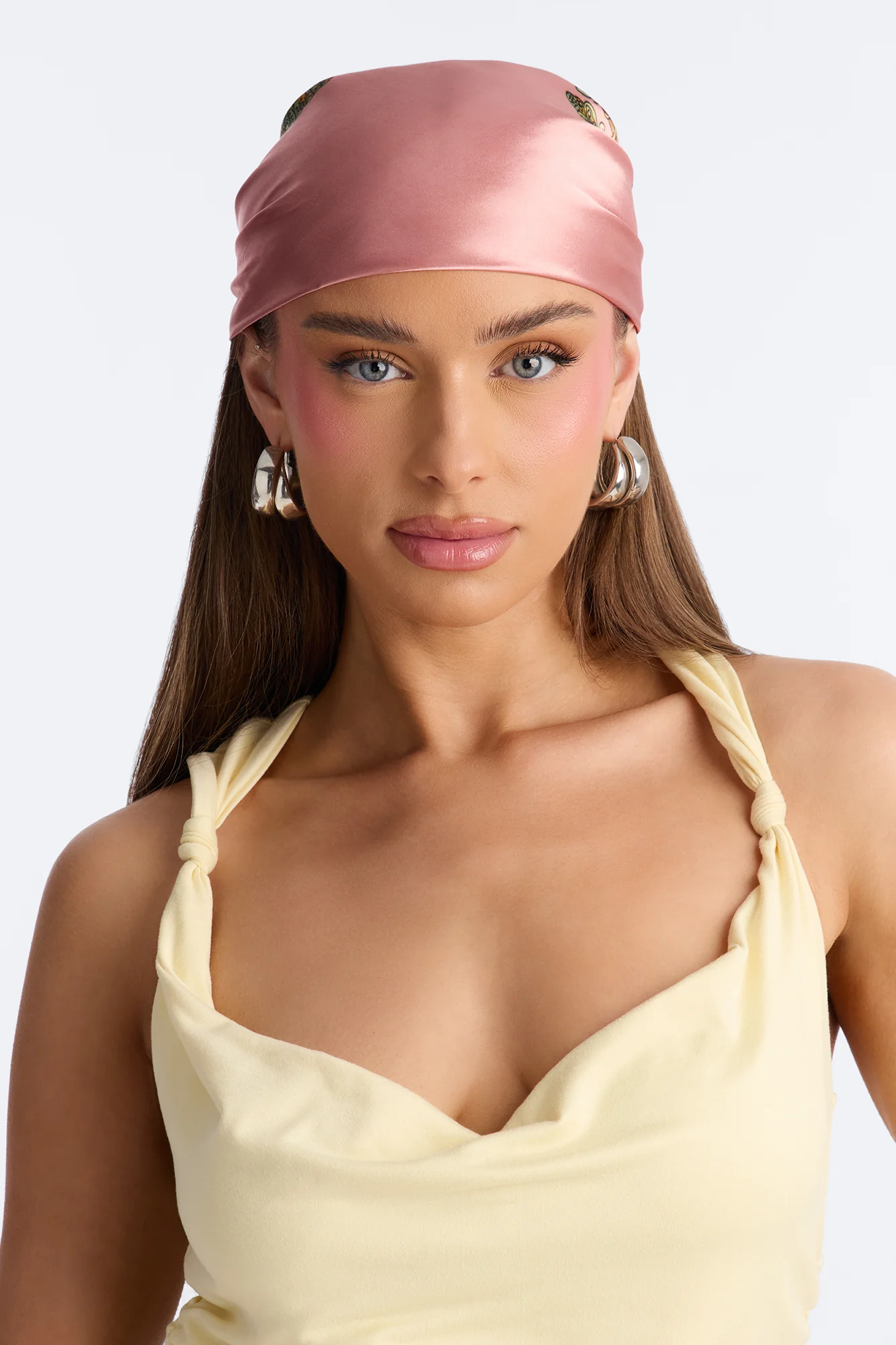 Sunny Shade Head Scarf - Pink