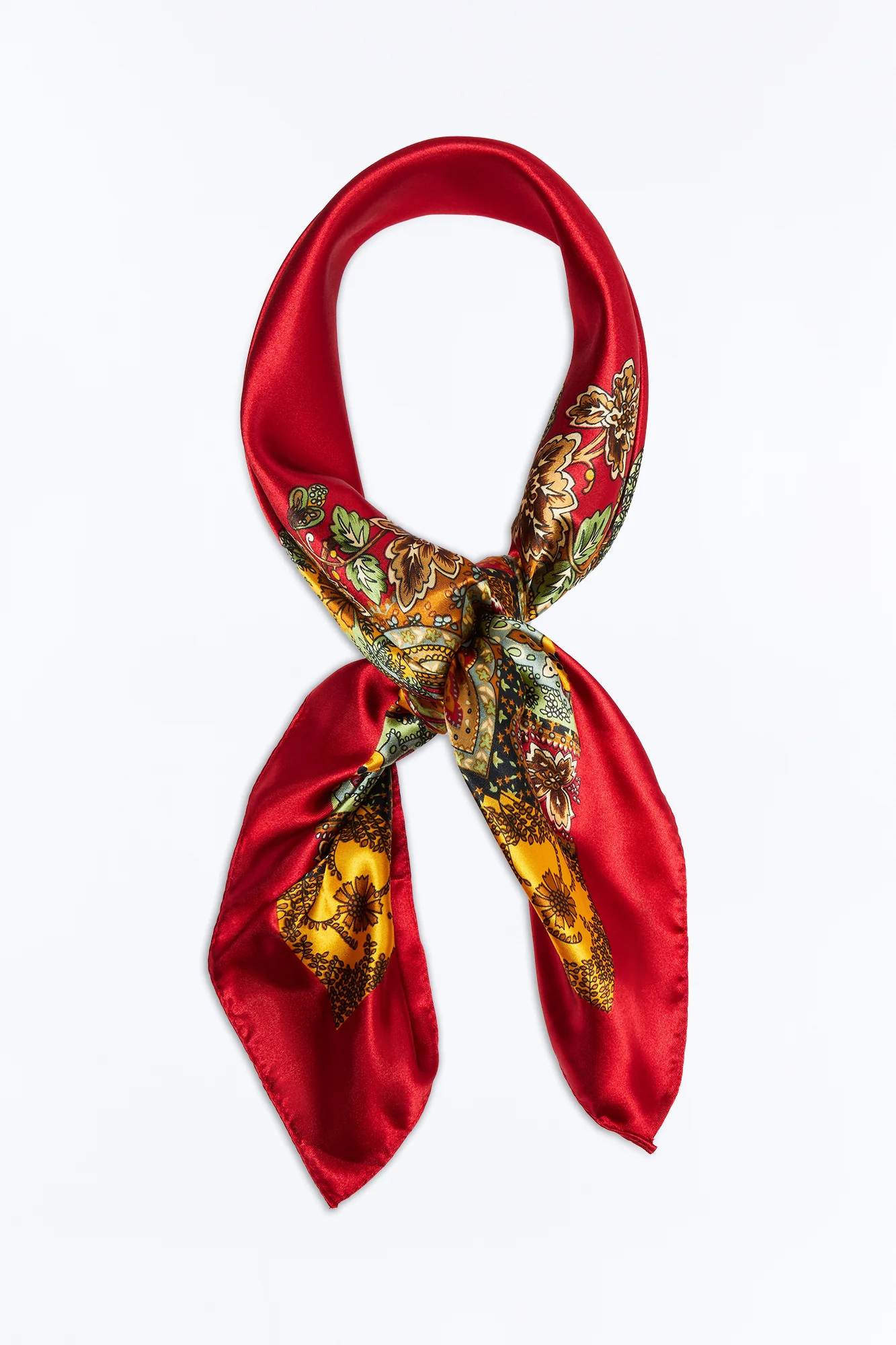 Sunny Shade Head Scarf - Red - Image 4