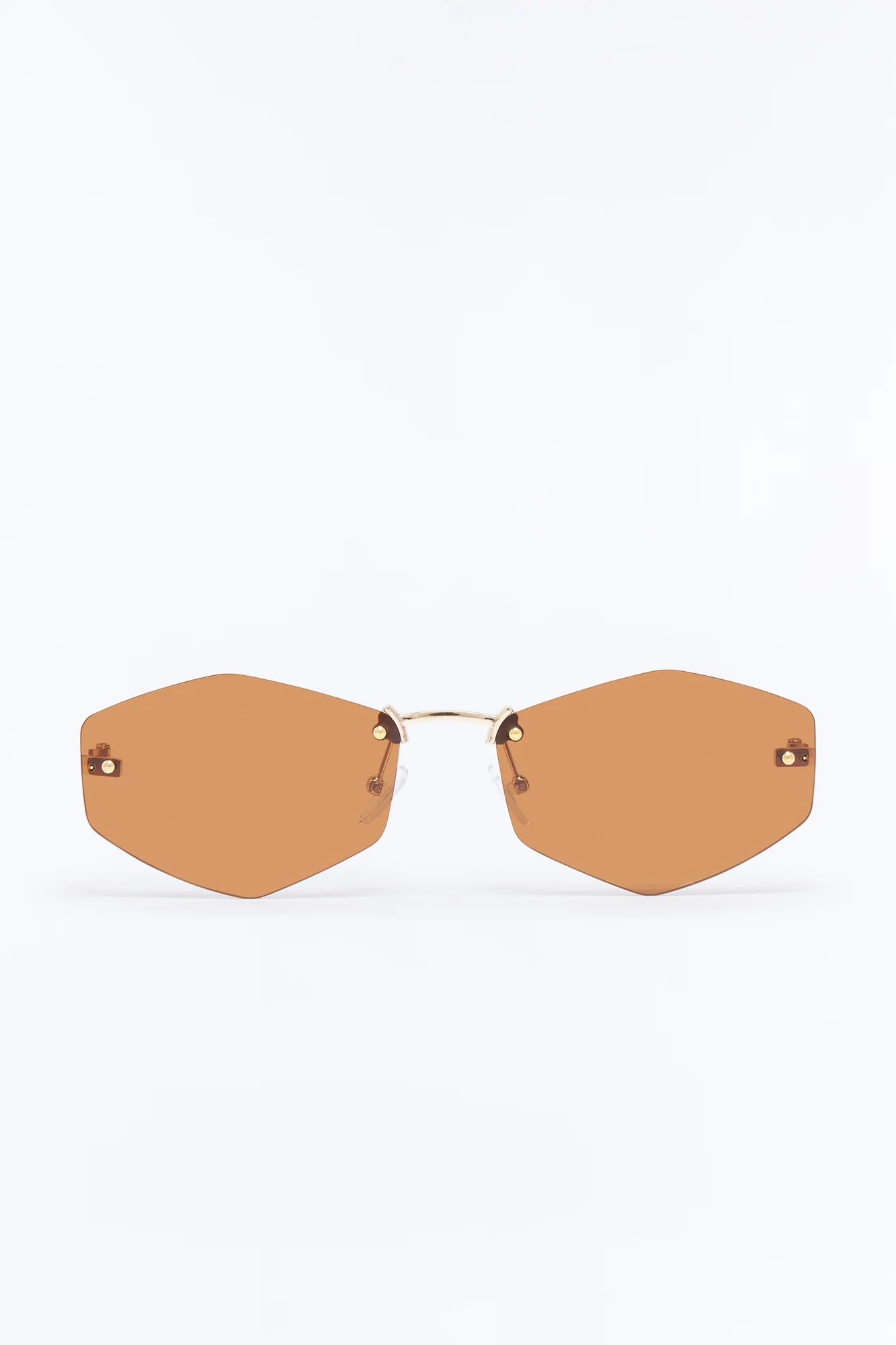 Sunset Send Off Sunglasses - Brown - Image 3