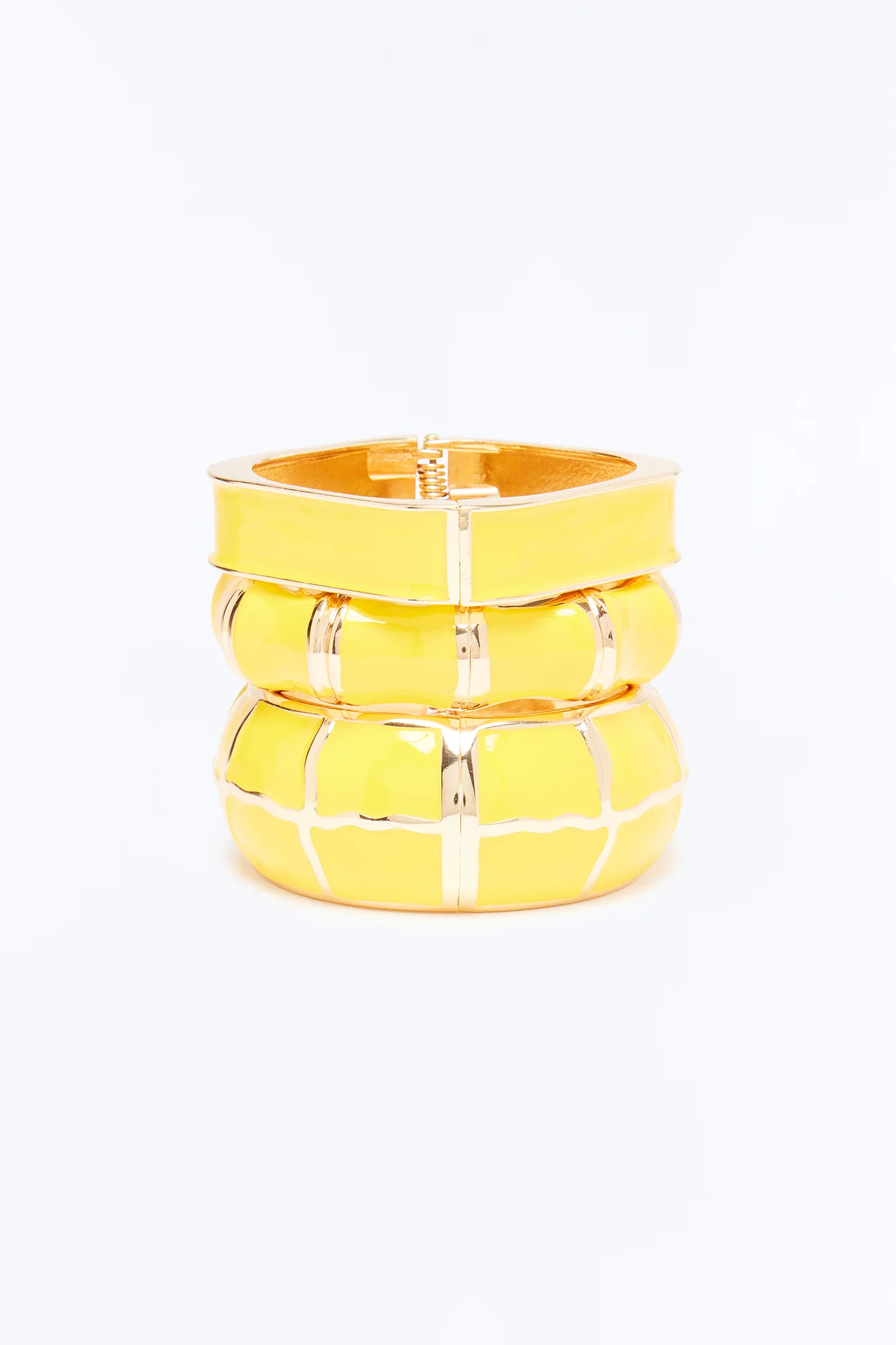 Sunshine State Of Mind 3 Piece Bracelet Set - Yellow - Image 3