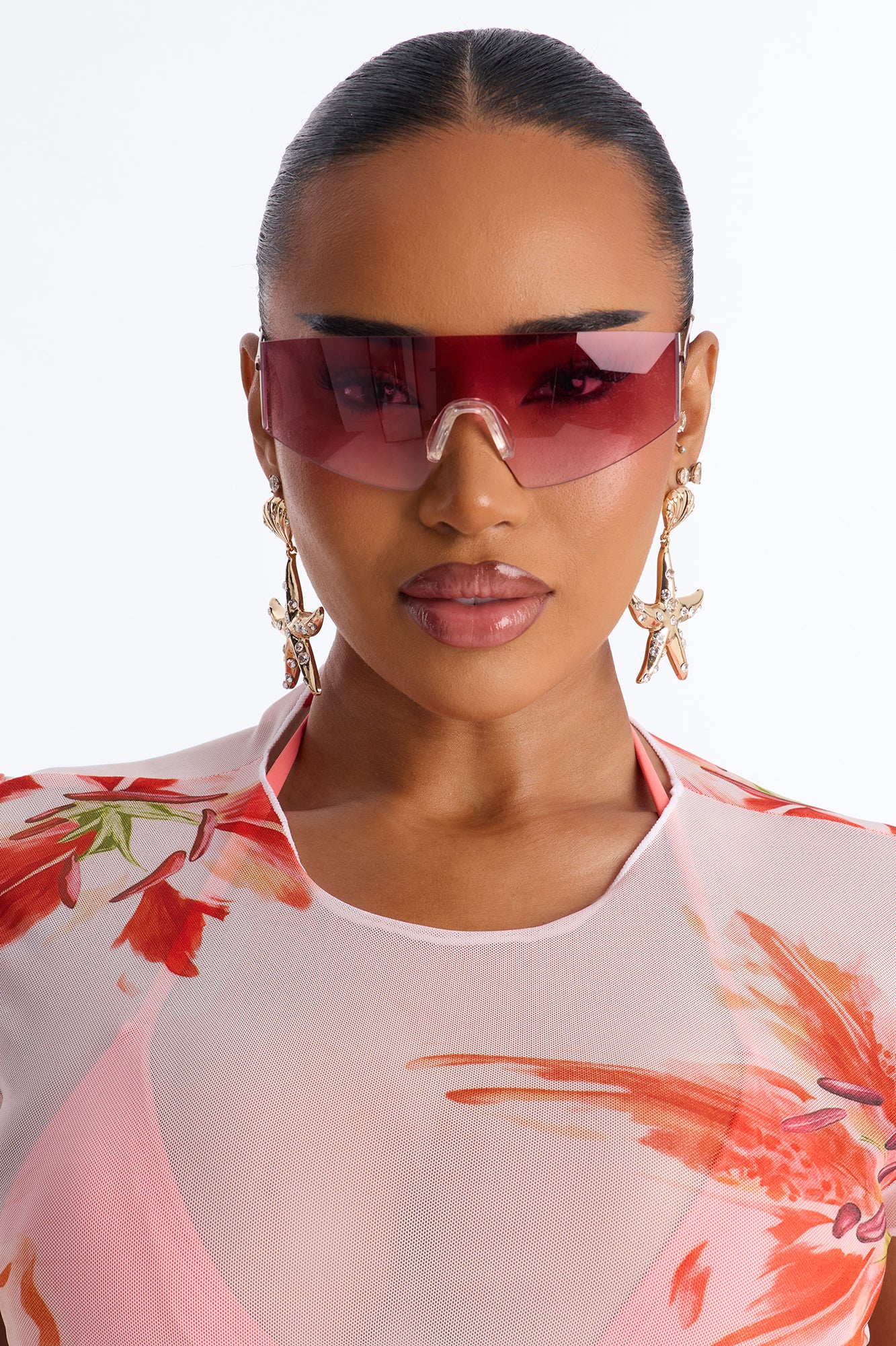 Surf's Up Sunglasses - Pink - Image 2