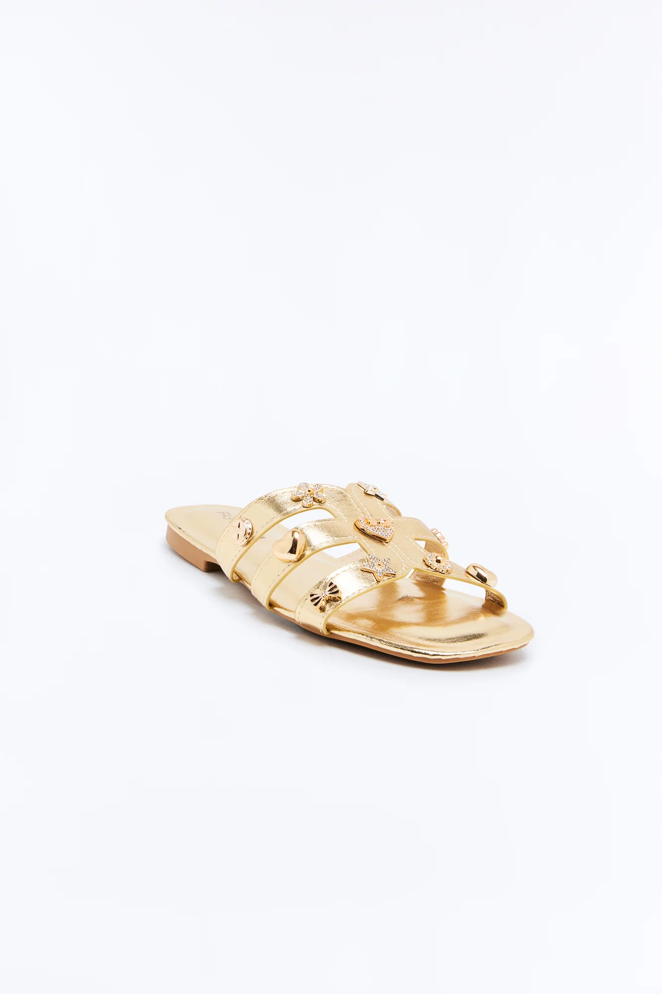 Suvi Charm Sandals - Gold