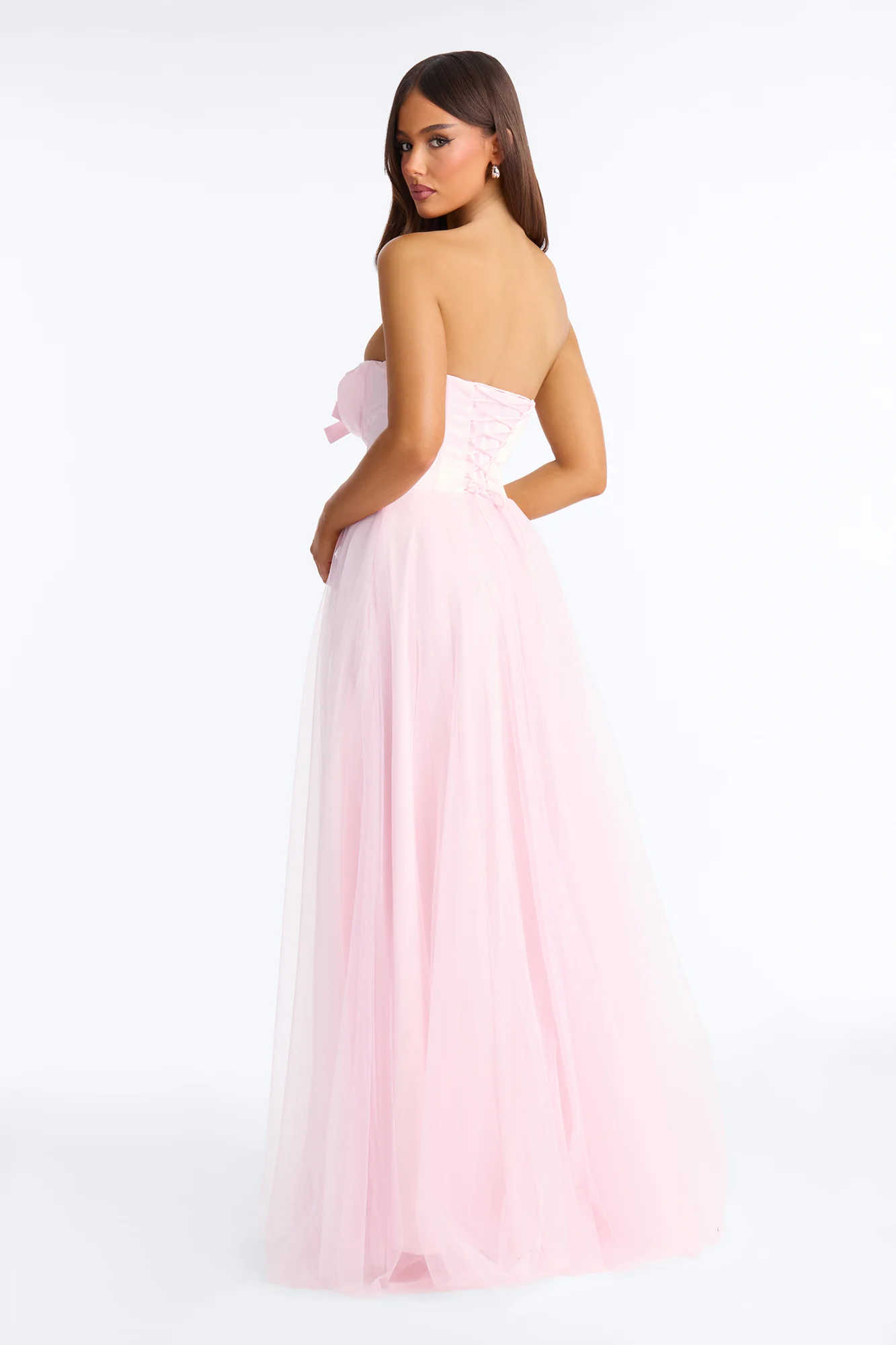 Sweet And Femme Tulle Gown - Pink - Image 4