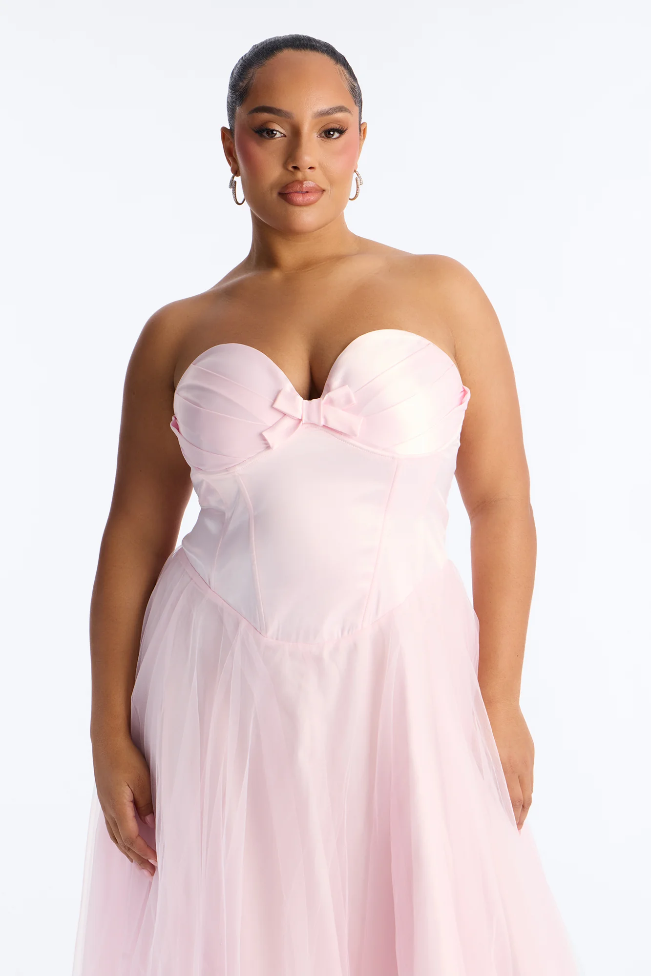 Sweet And Femme Tulle Gown - Pink - Image 6