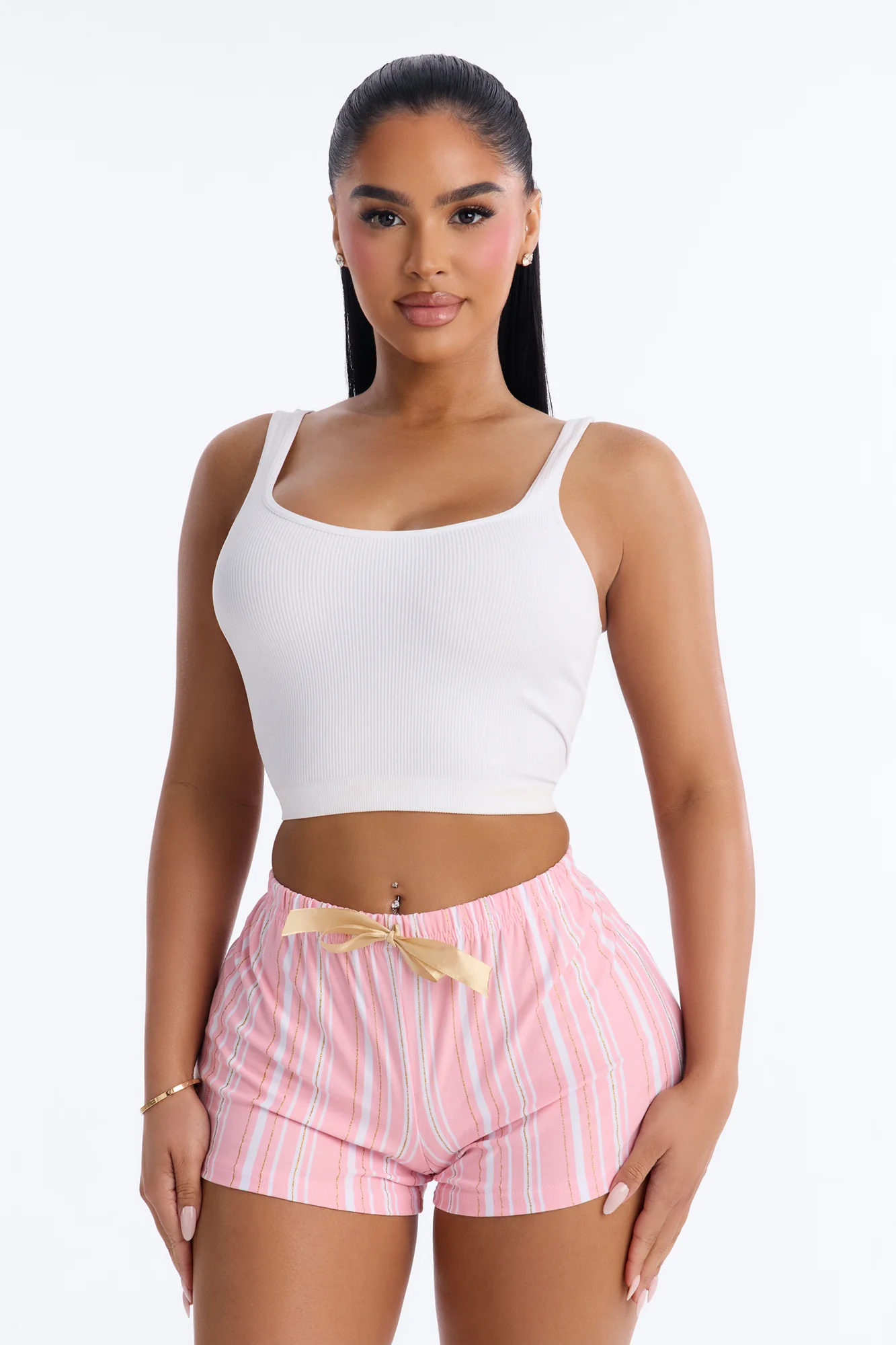 Sweet As Ever PJ Shorts - Pink