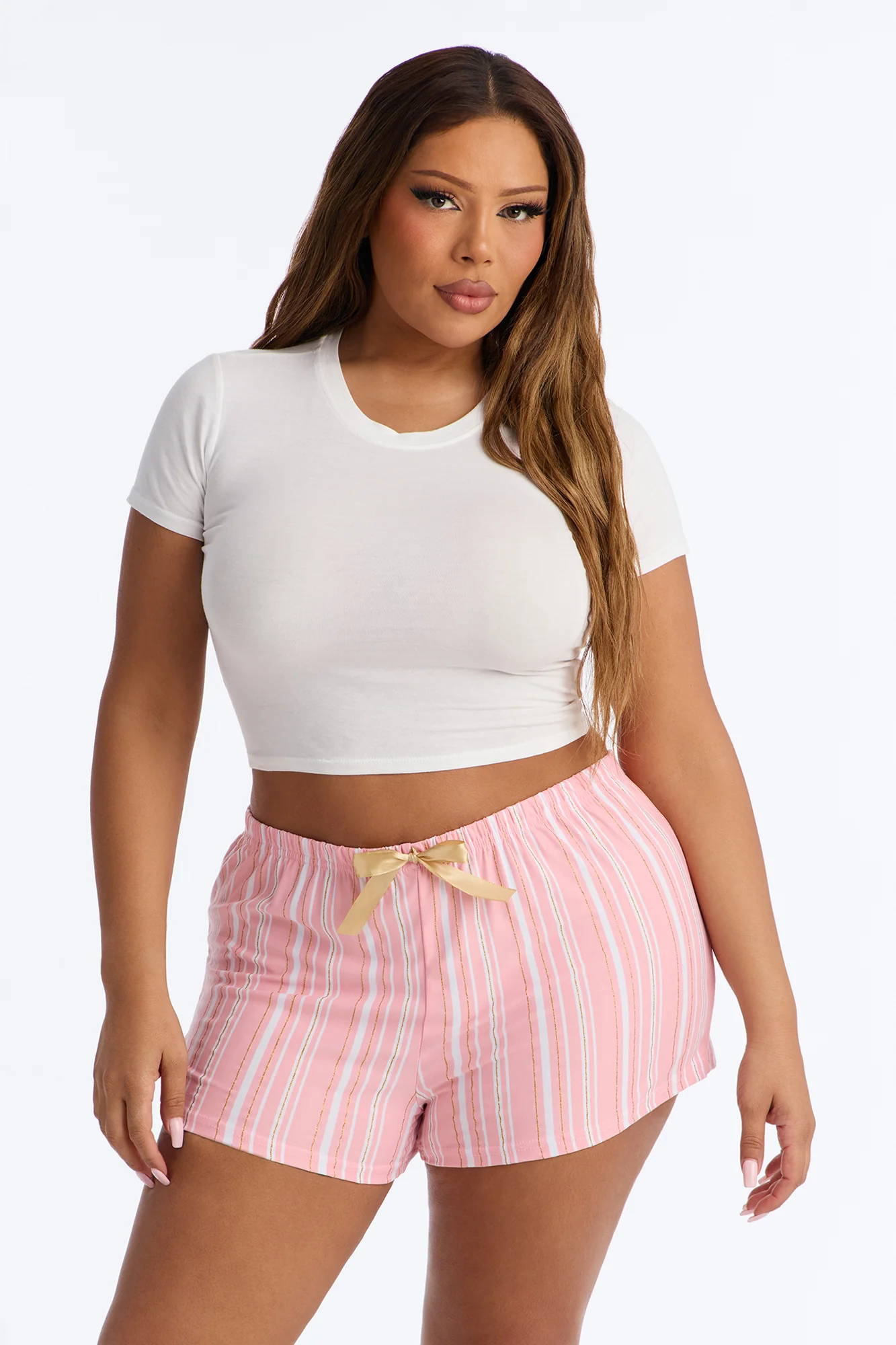 Sweet As Ever PJ Shorts - Pink - Image 4