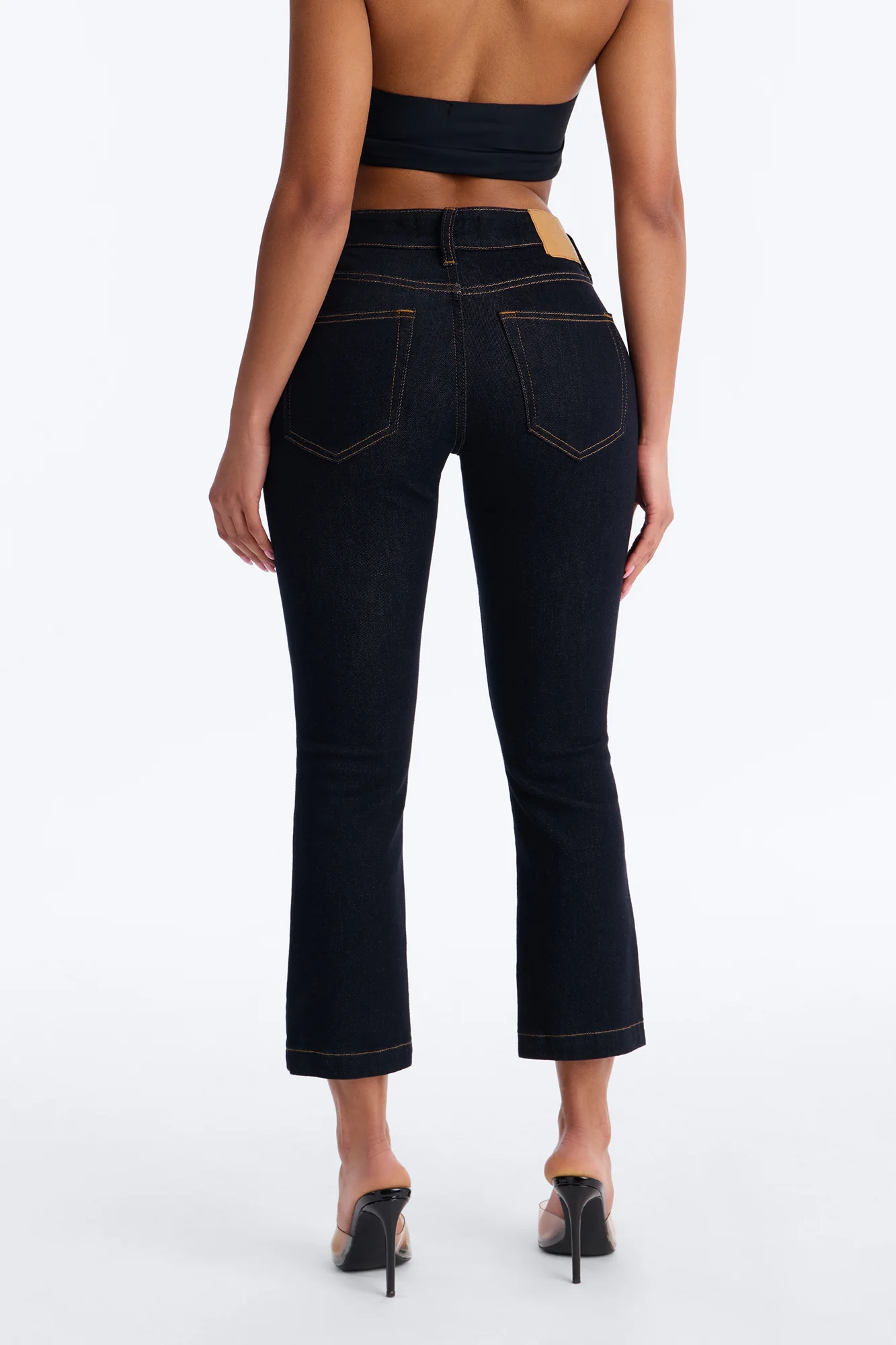 Sweet Escape Stretch Capri Jeans - Dark Wash - Image 4